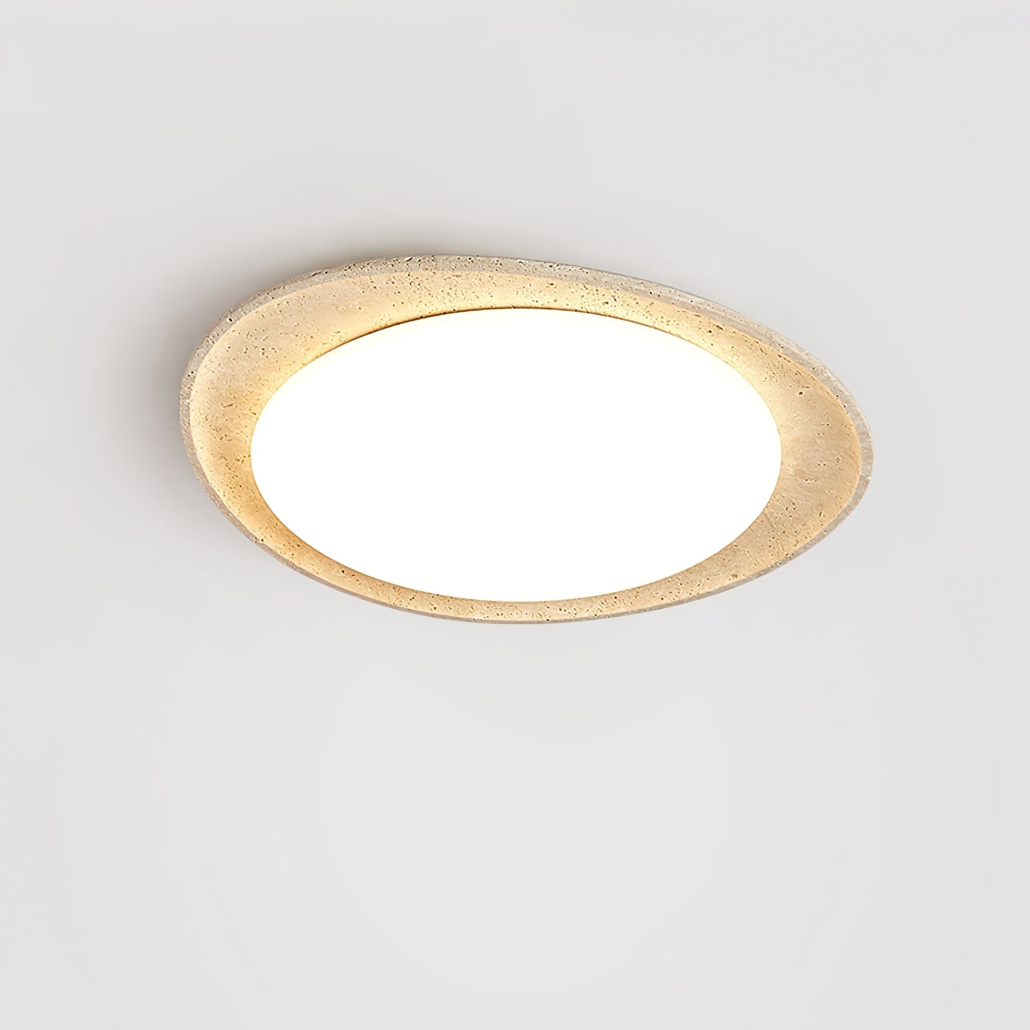 Fiolyn Leaf Natuursteen Plafondlamp