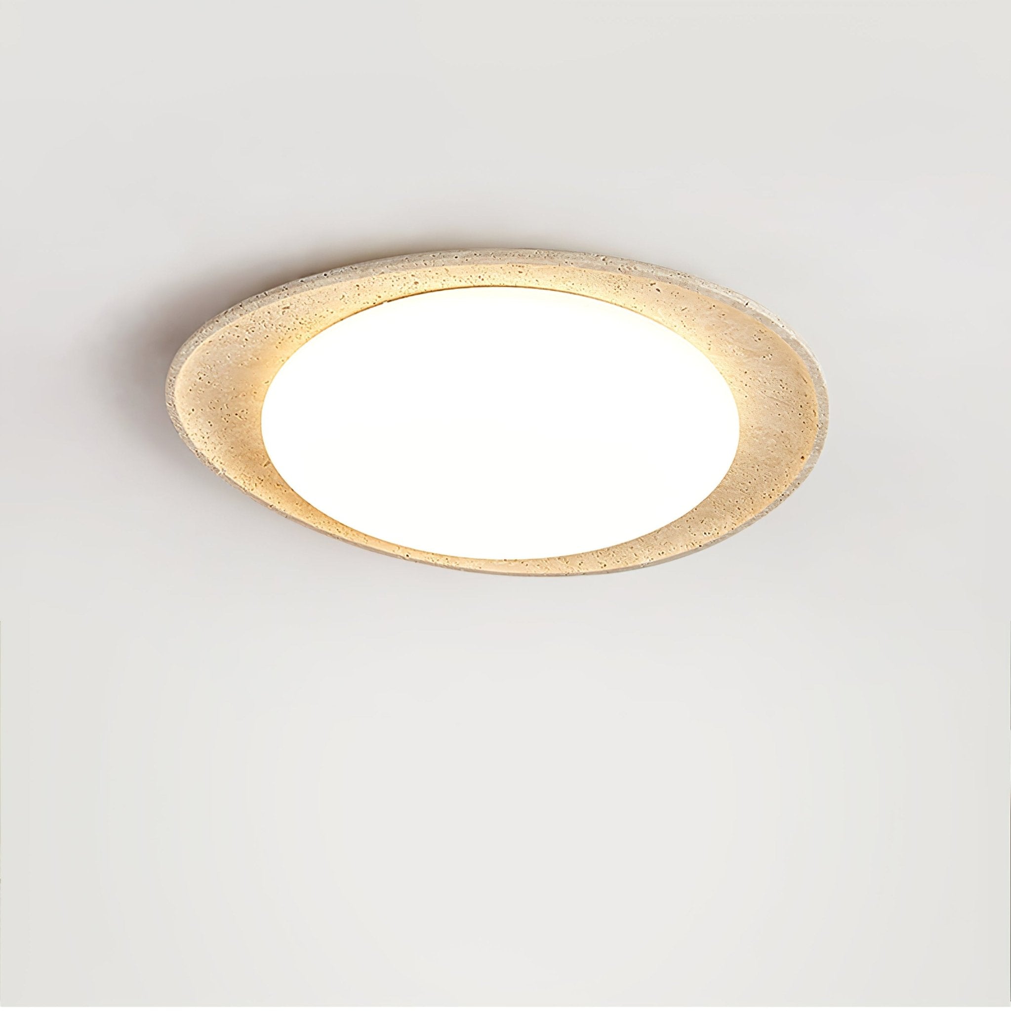 Fiolyn Leaf Natuursteen Plafondlamp