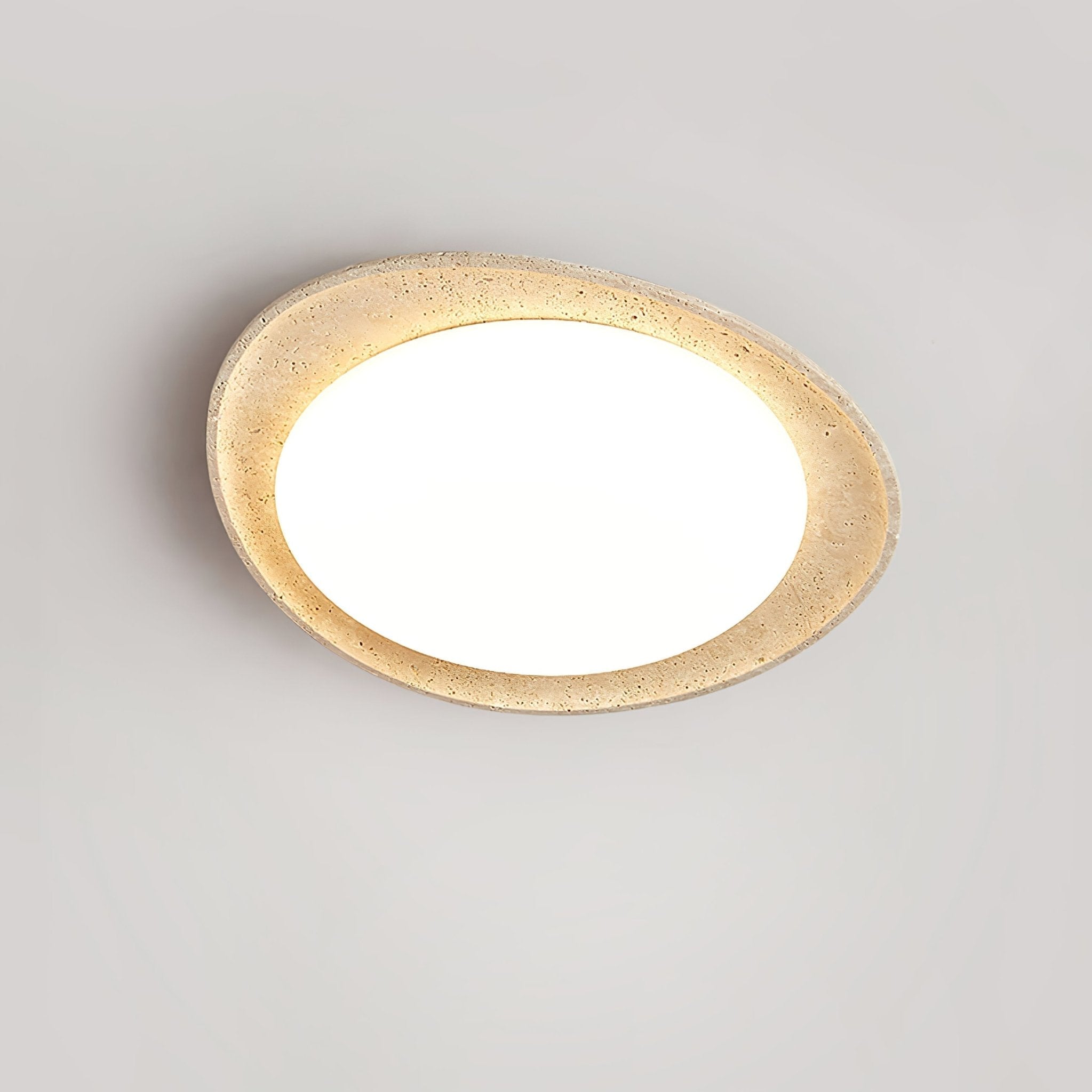 Fiolyn Leaf Natuursteen Plafondlamp