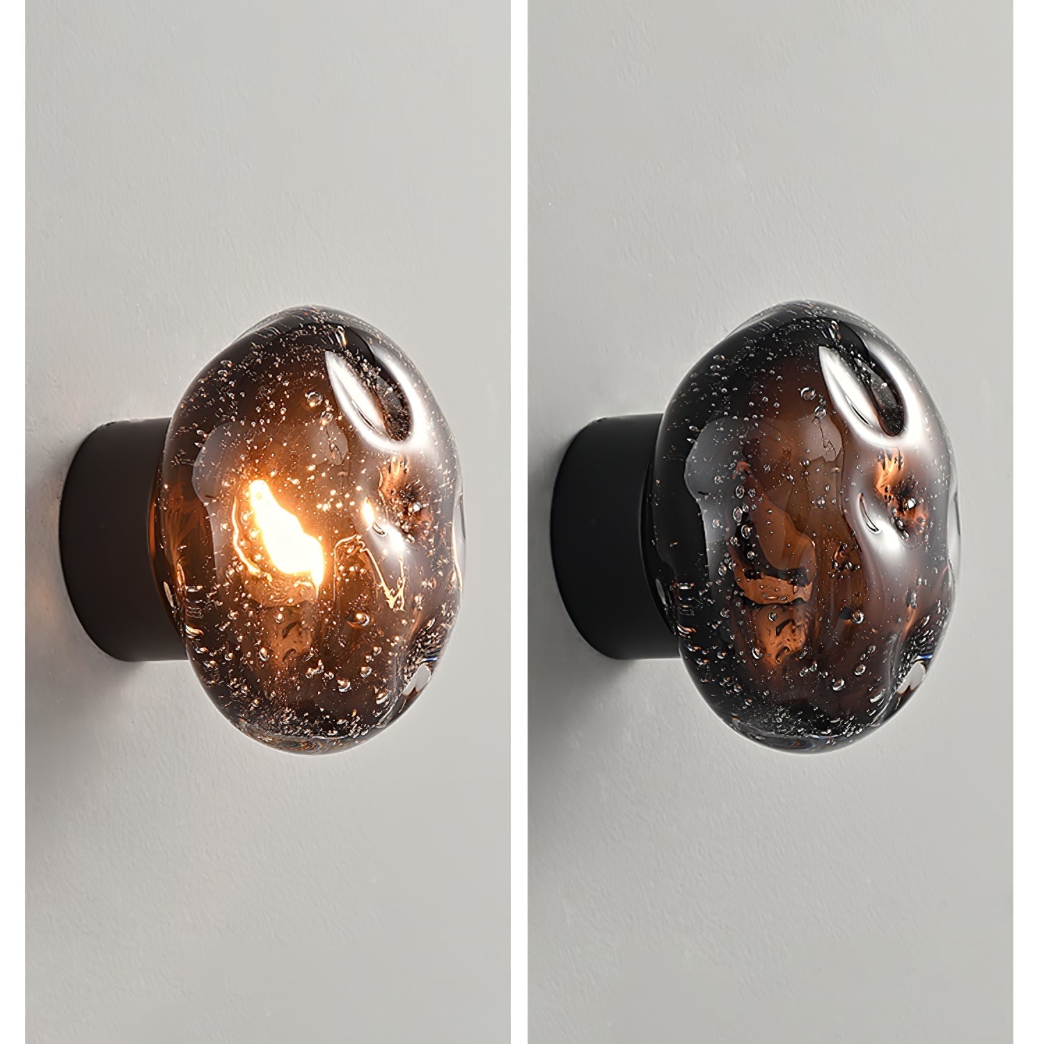 Oltan Glazen Wandlamp