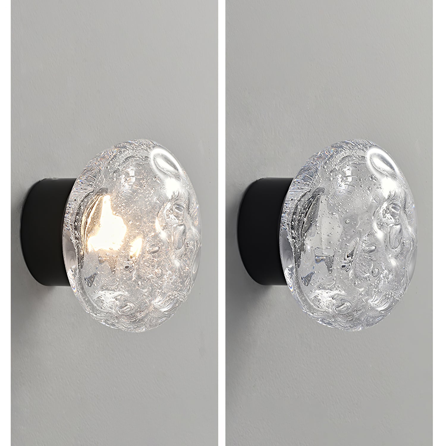 Oltan Glazen Wandlamp
