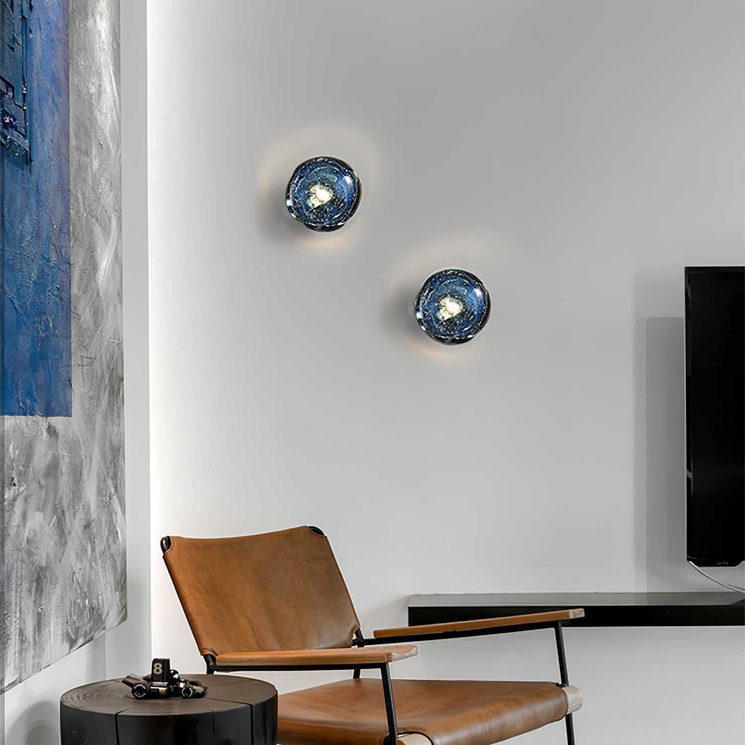 Oltan Glazen Wandlamp