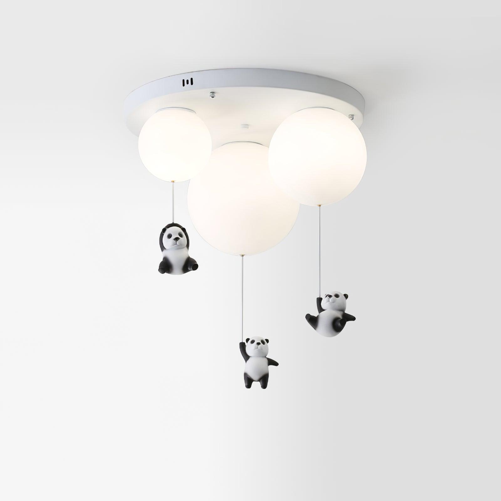 Hangende Panda Beren Plafondlamp