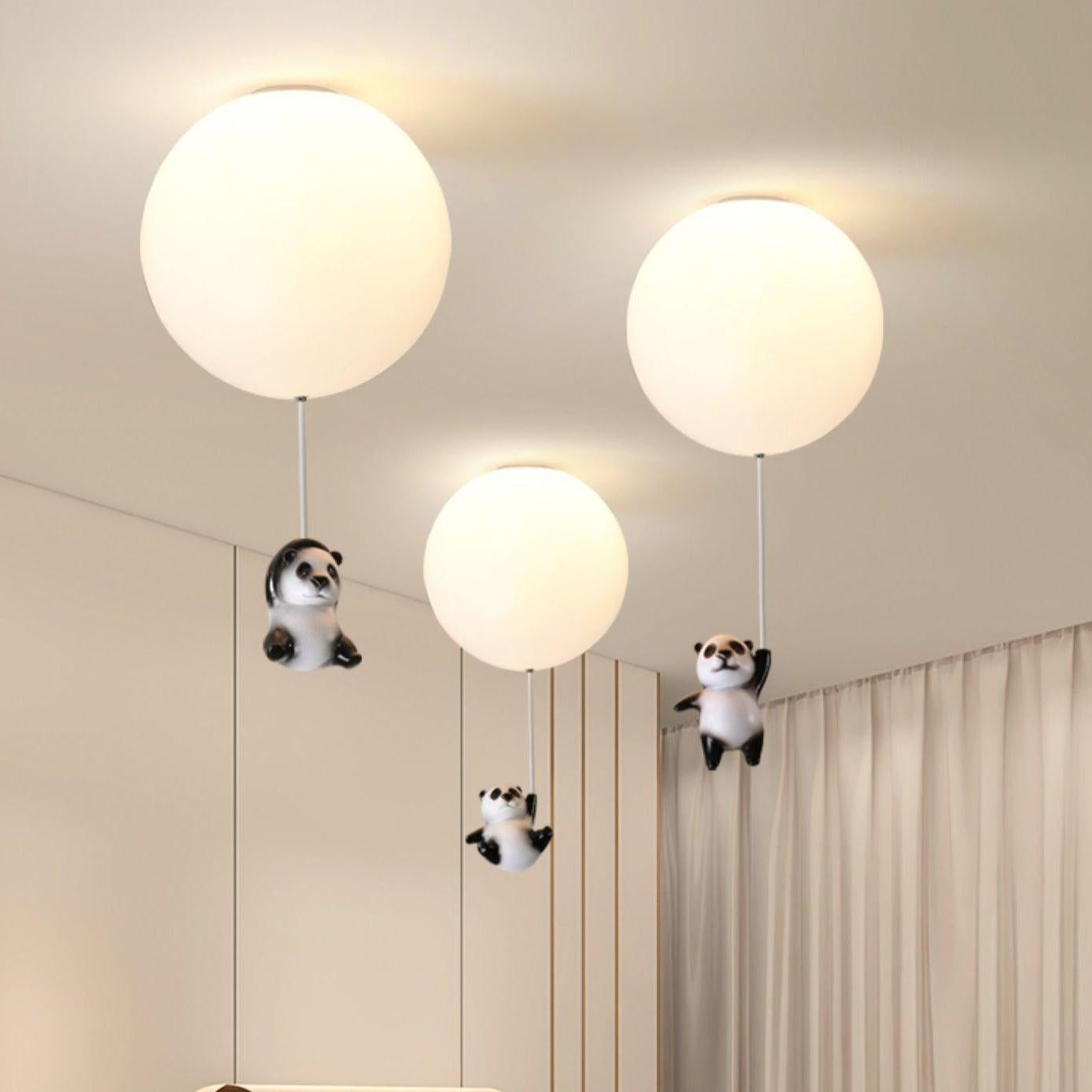 Hangende Panda Beren Plafondlamp