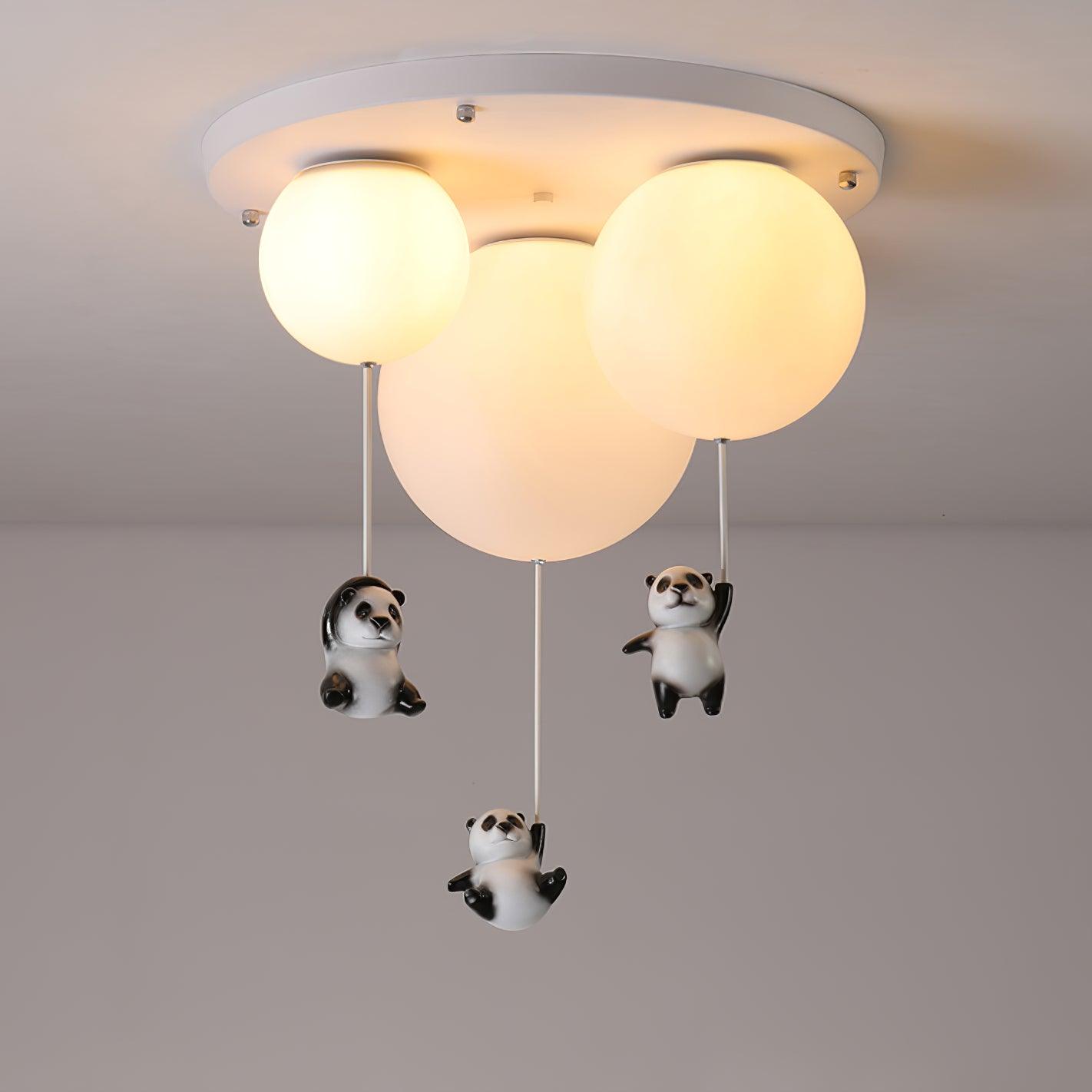 Hangende Panda Beren Plafondlamp