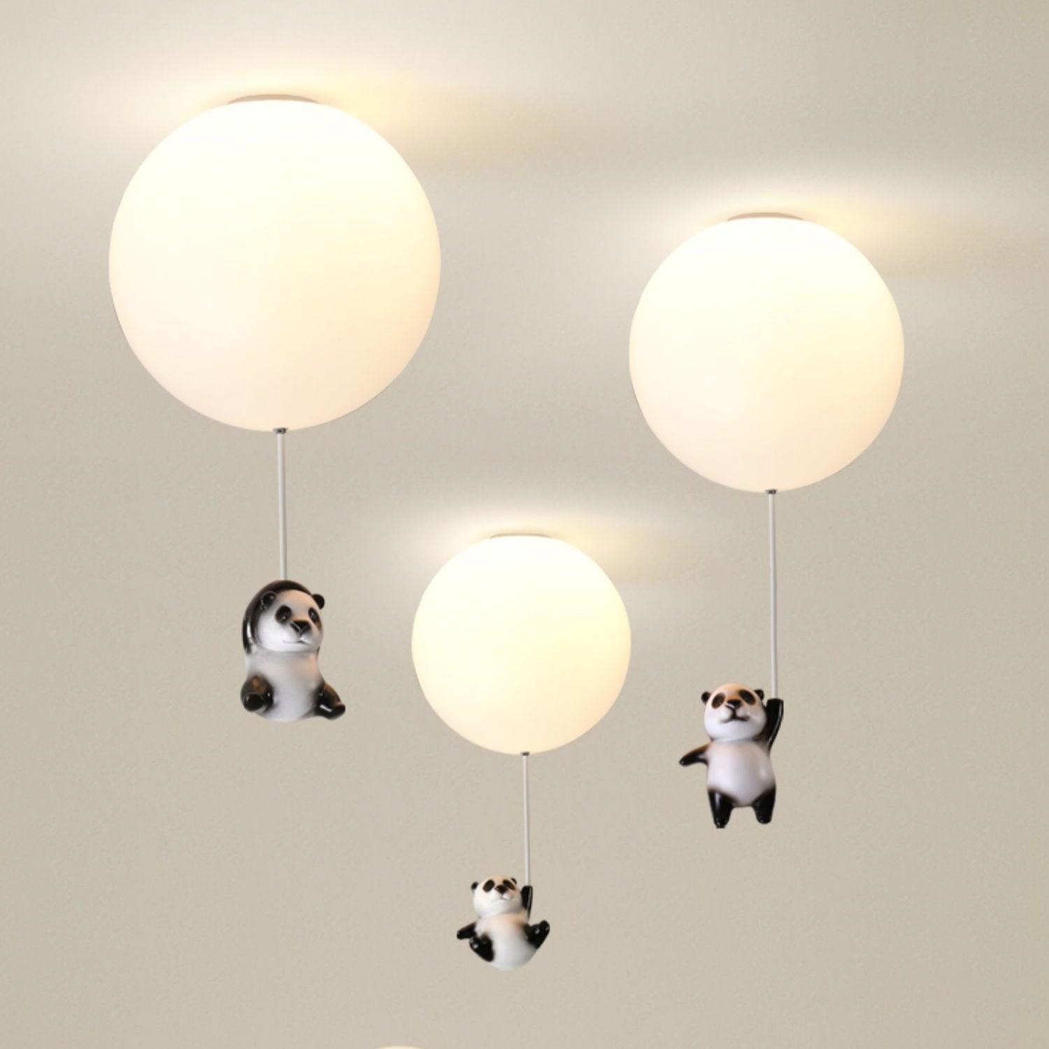 Hangende Panda Beren Plafondlamp