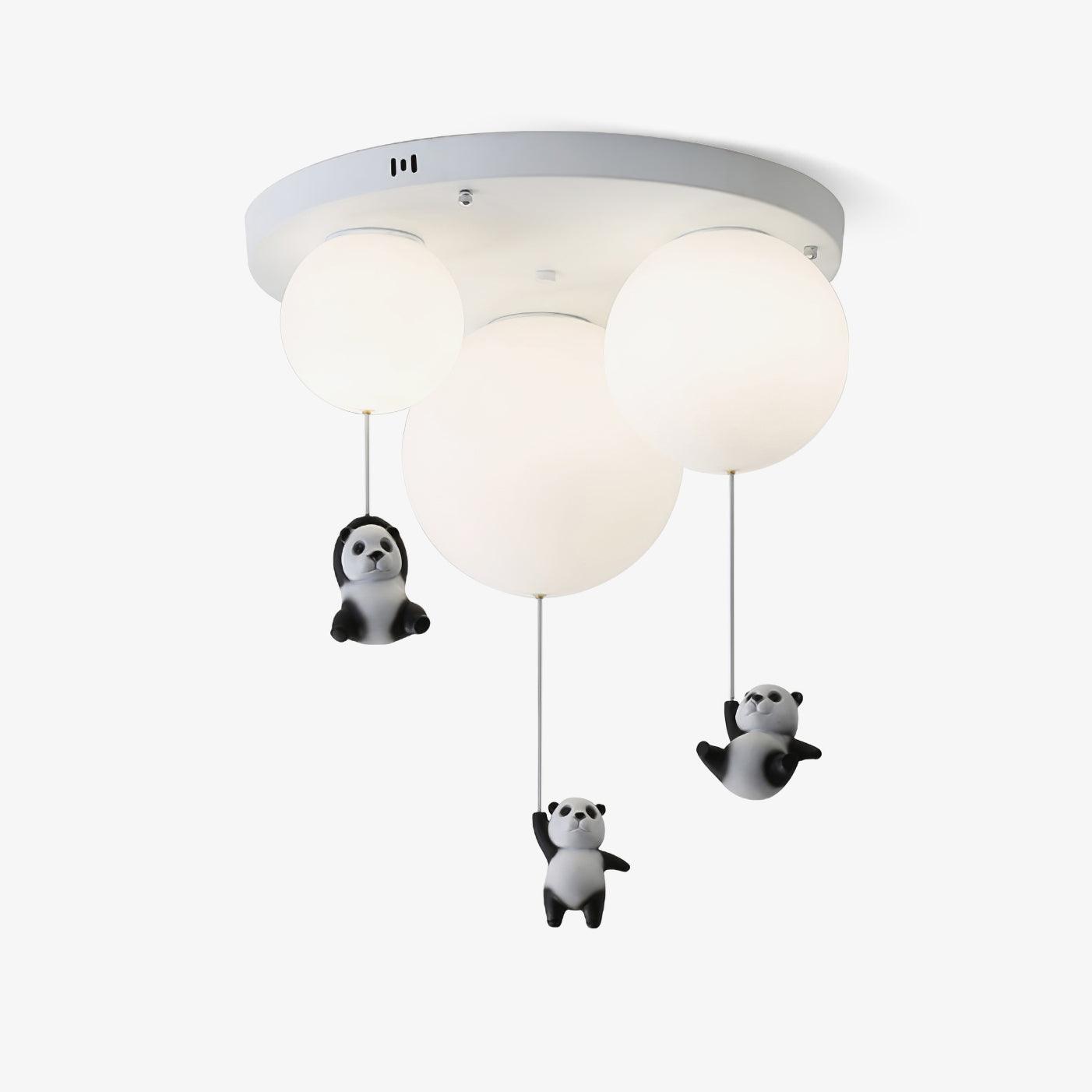 Hangende Panda Beren Plafondlamp