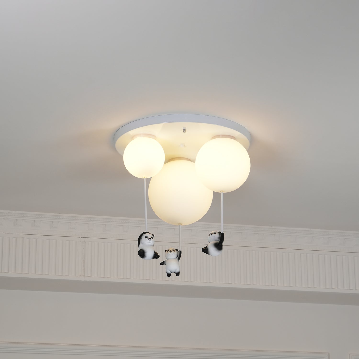 Hangende Panda Beren Plafondlamp