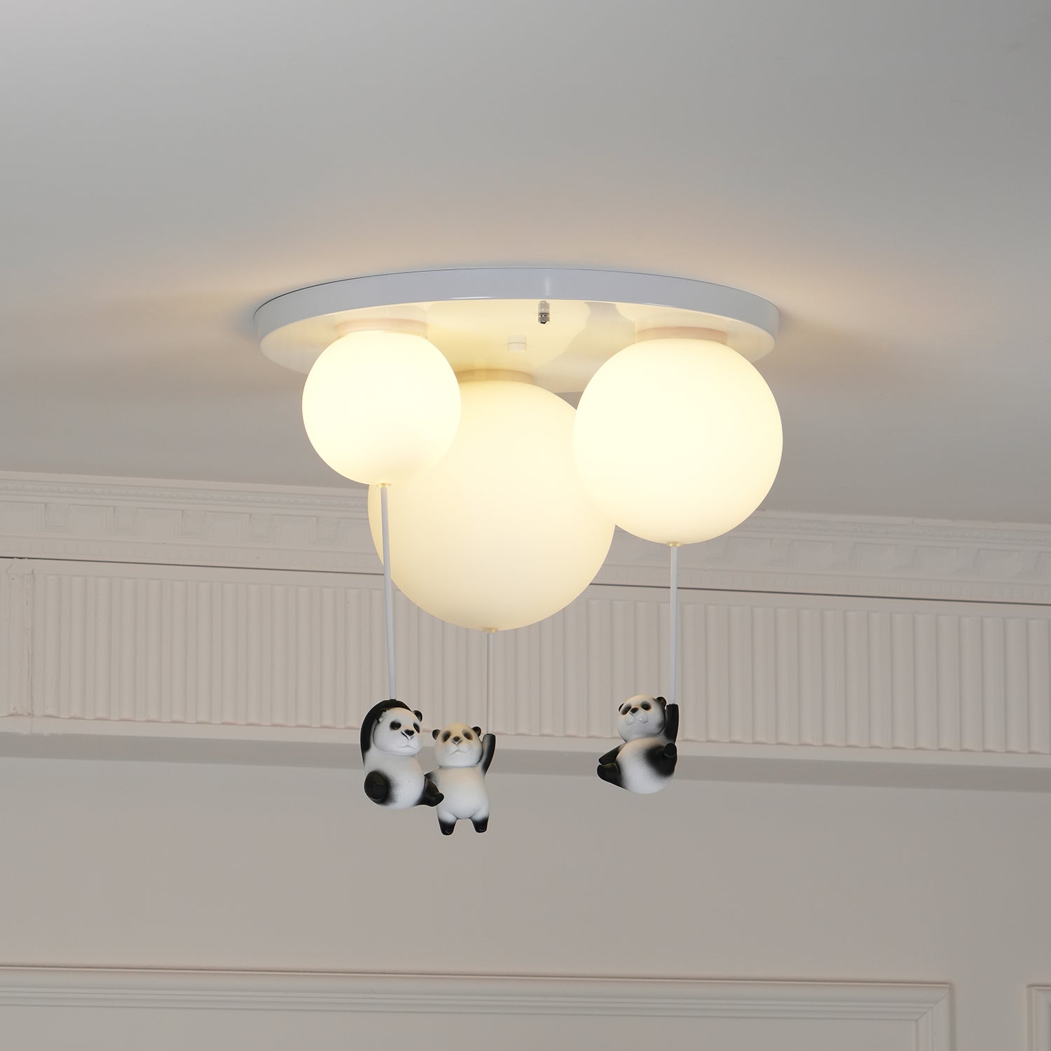 Hangende Panda Beren Plafondlamp