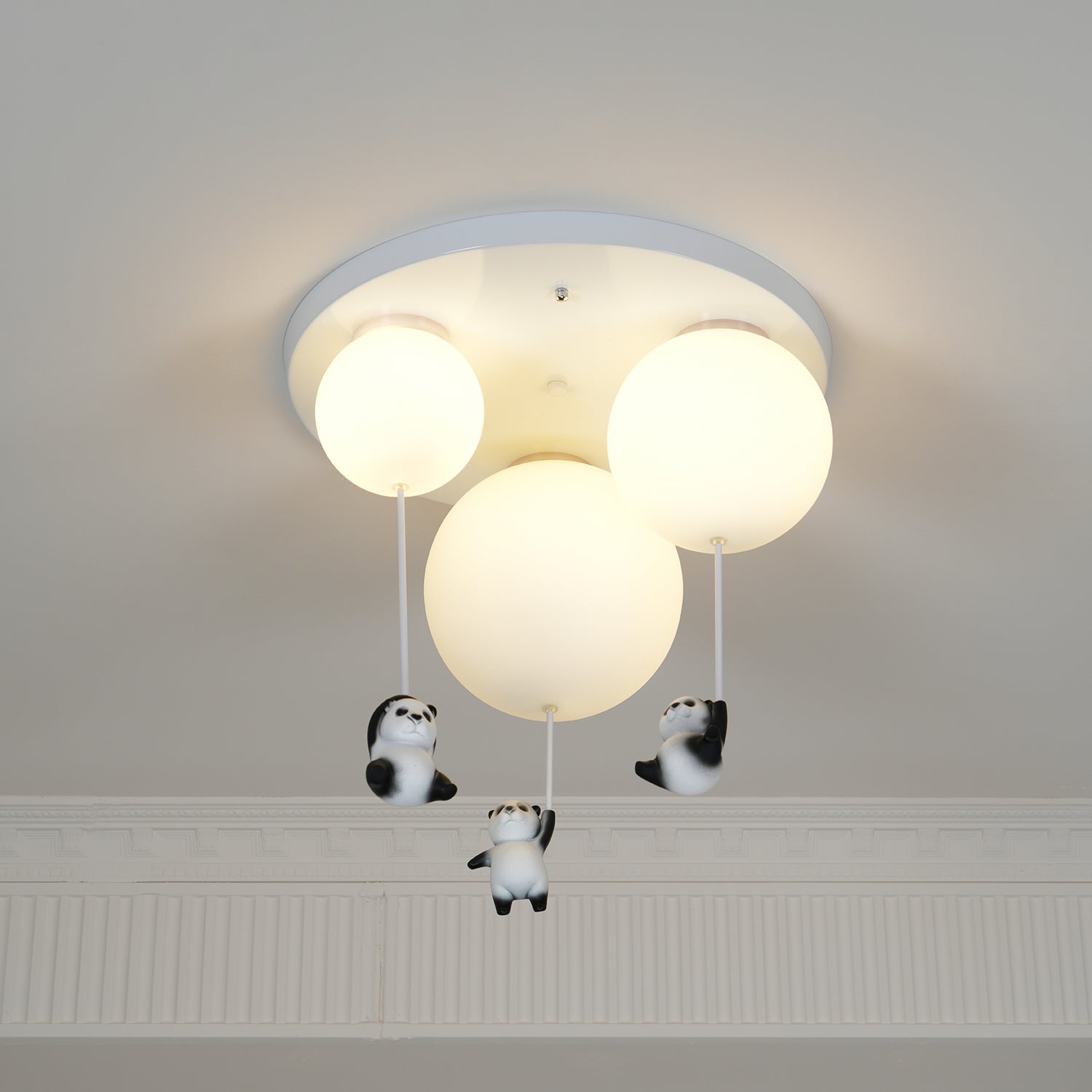 Hangende Panda Beren Plafondlamp