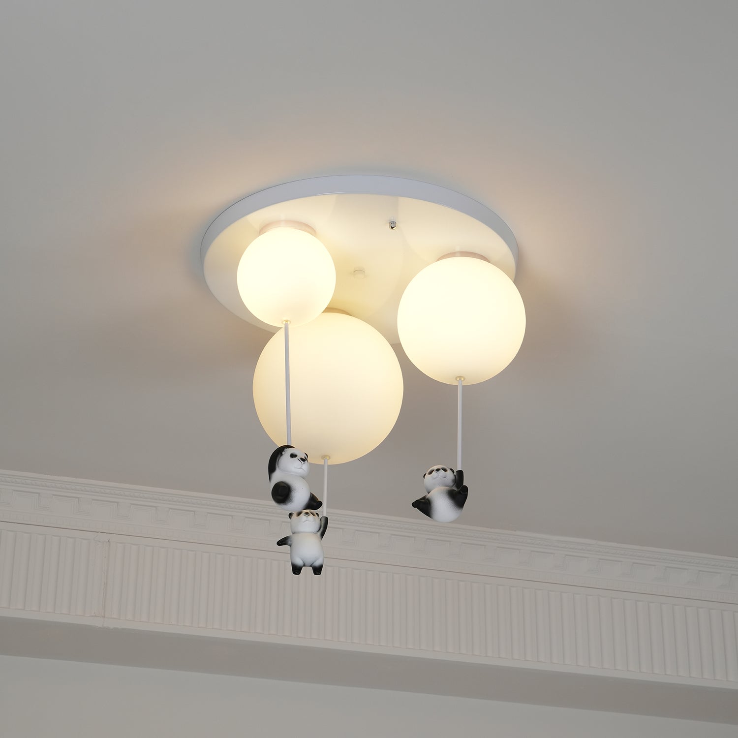 Hangende Panda Beren Plafondlamp