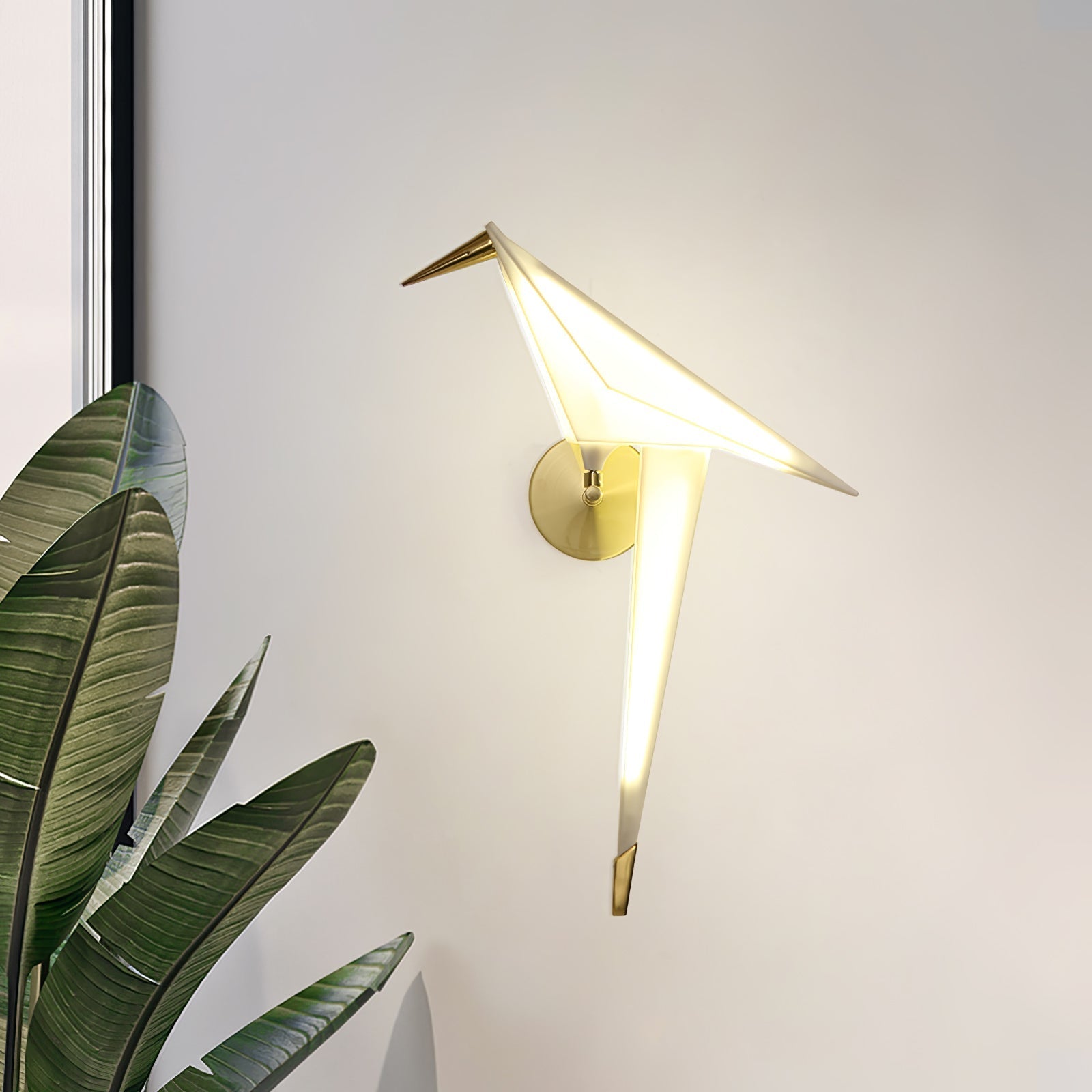 Kraanvogel Wandlamp