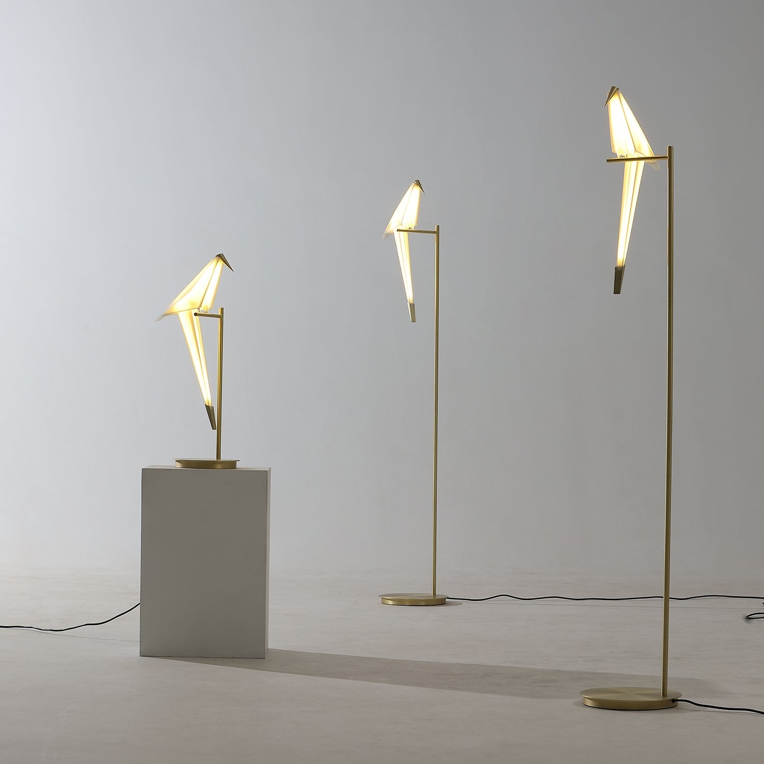 Feo Papieren Kraanvogel Vloerlamp