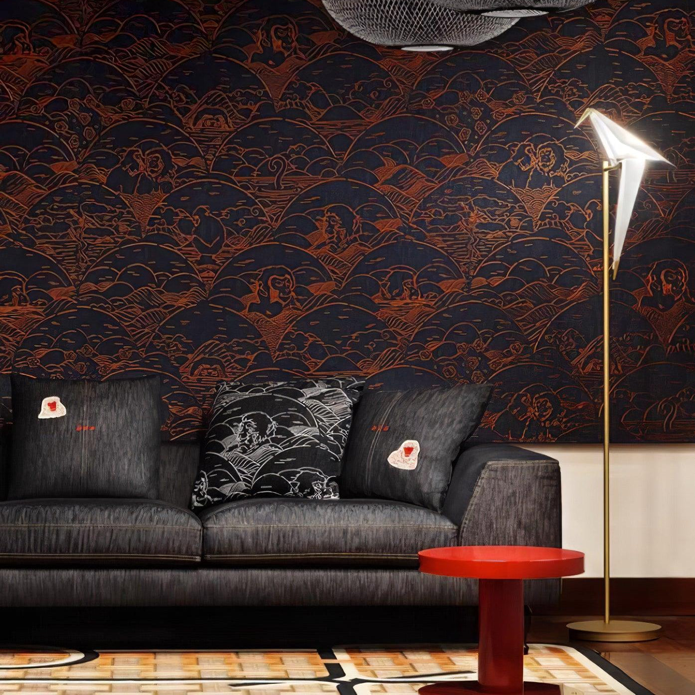 Feo Papieren Kraanvogel Vloerlamp