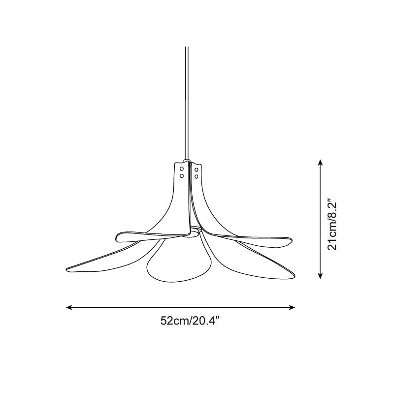 Pelenosa Japandi Stijl Hanglamp