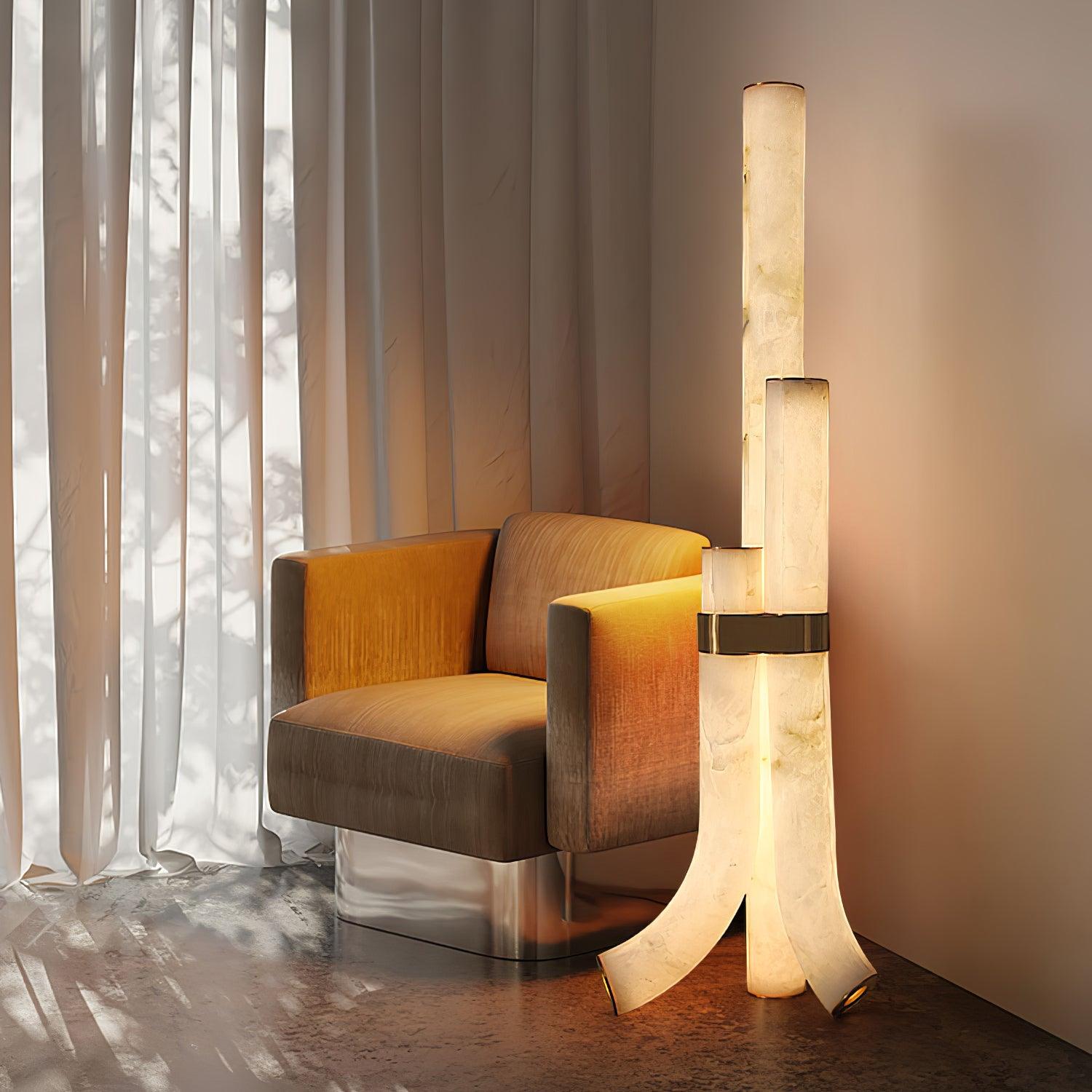 Pylese Triple Albasten Vloerlamp