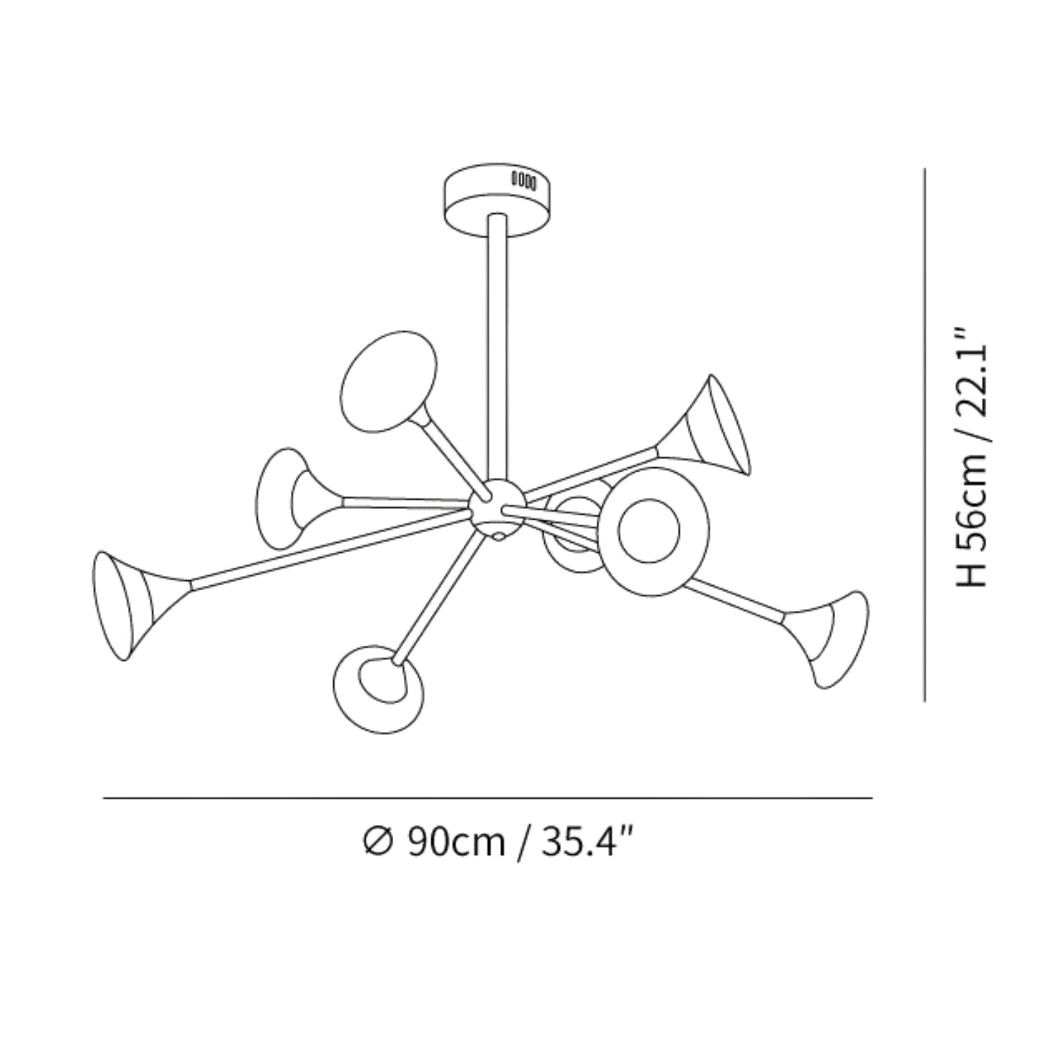 Treison Plafondlamp