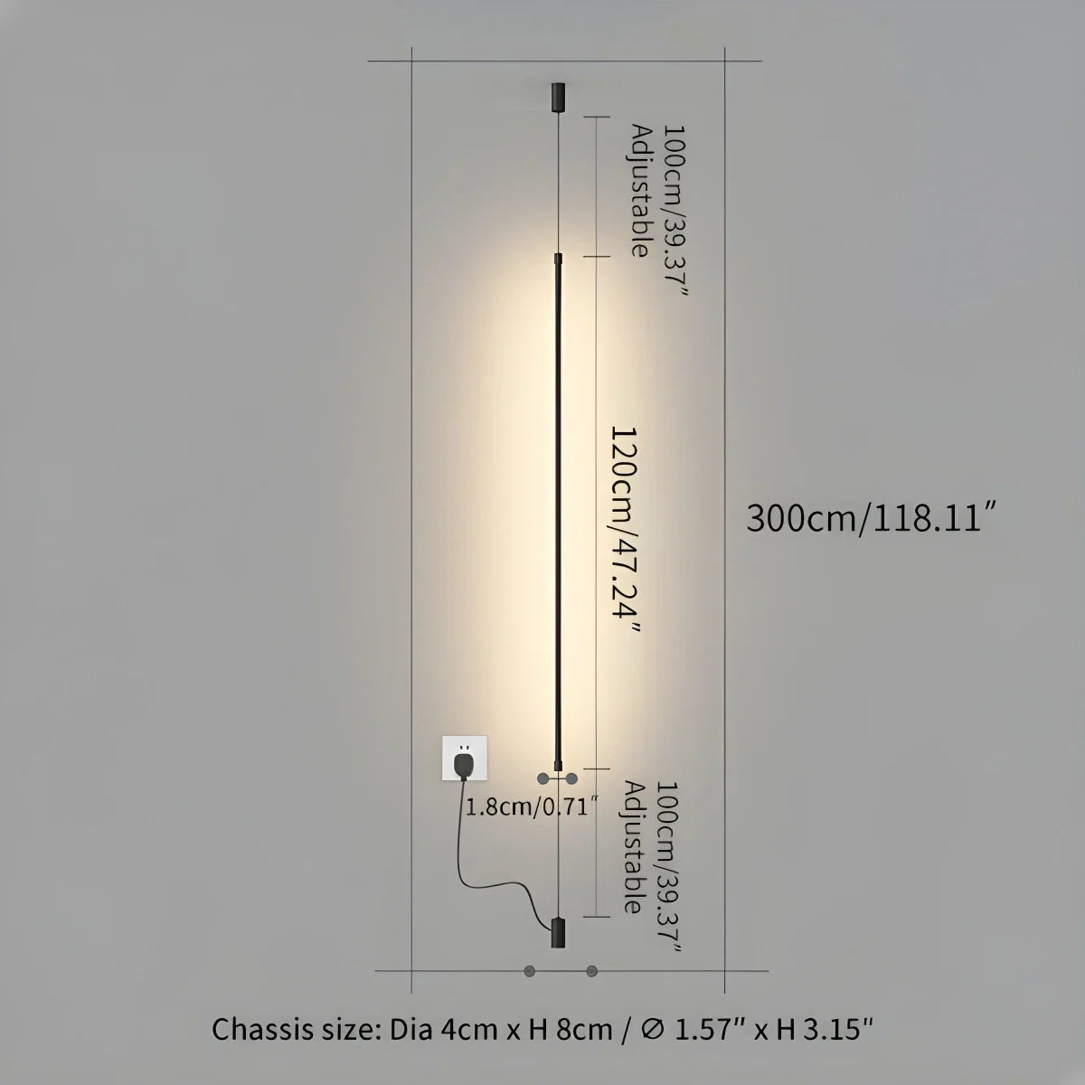 Belzon Vloer Tot Plafond Lamp