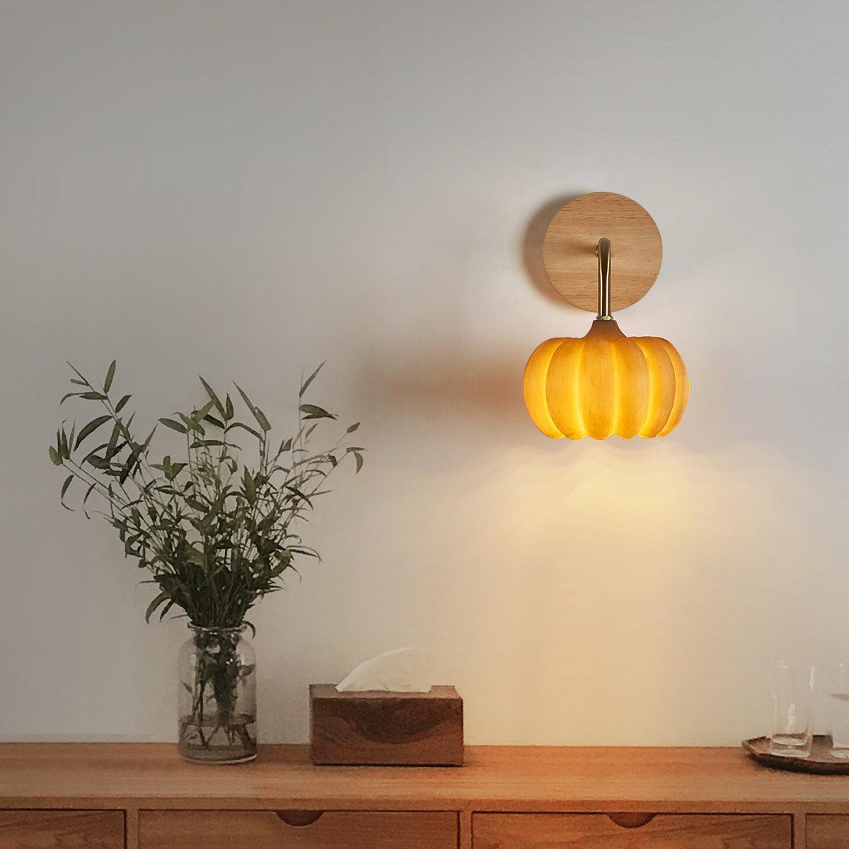 Pompus Pompoen Wandlamp