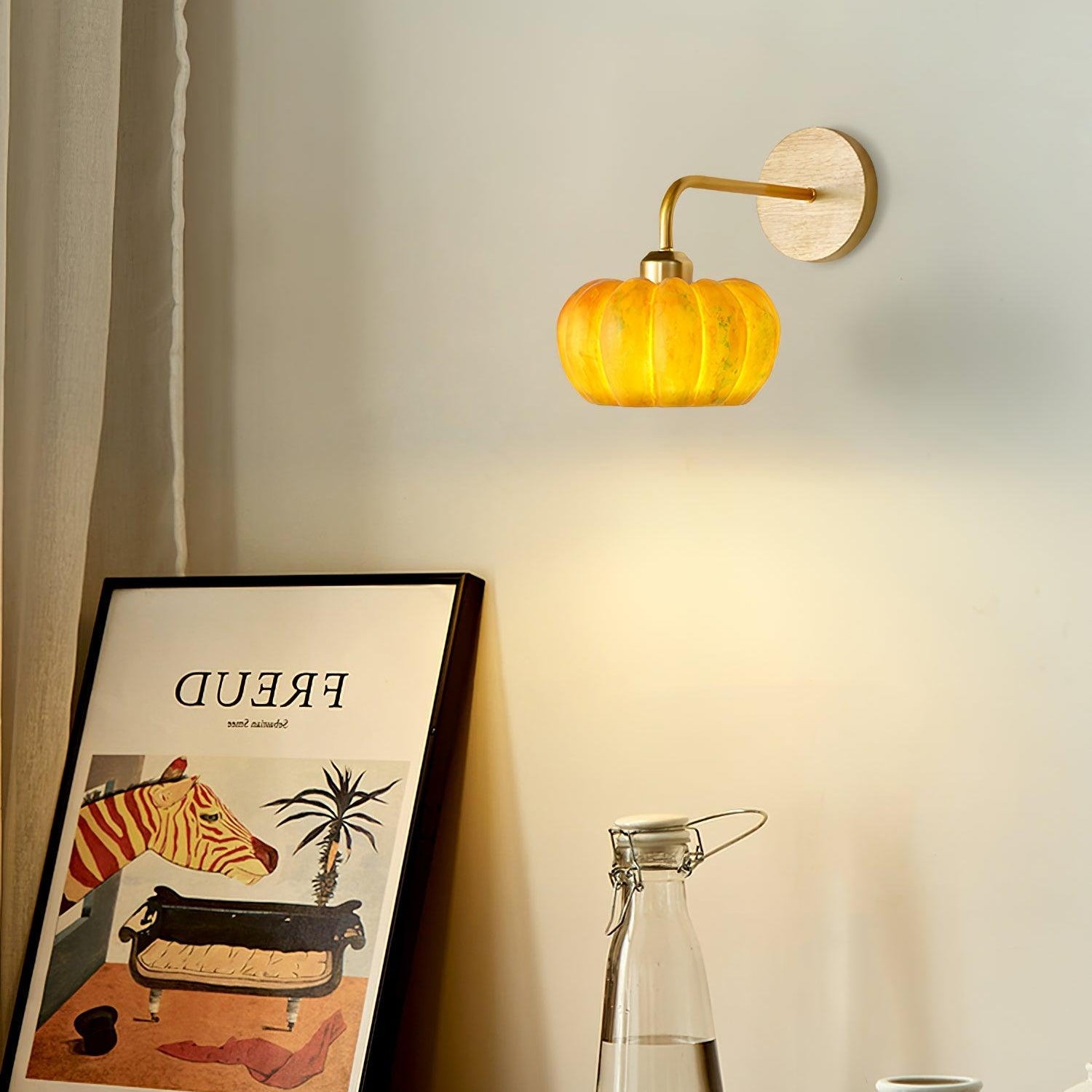 Pompus Pompoen Wandlamp