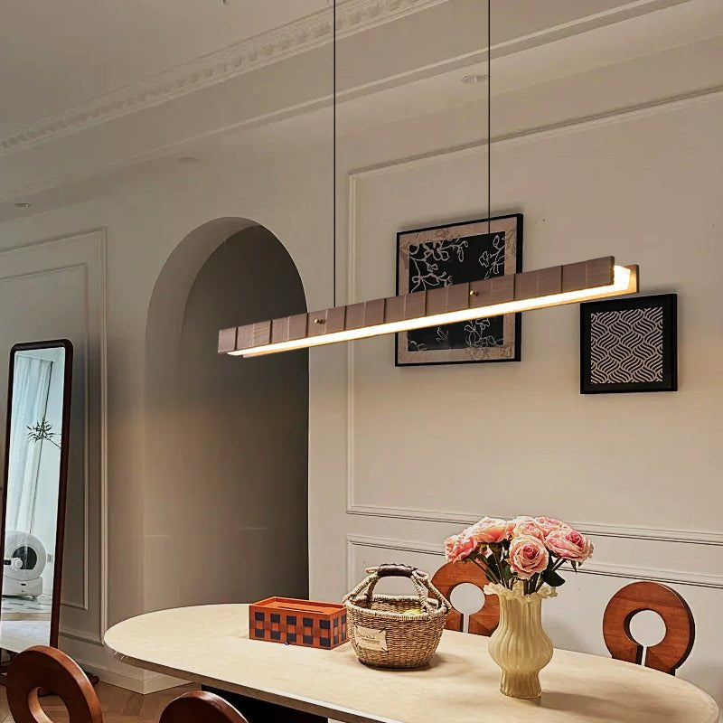 Relvo Lineaire Houten Hanglamp