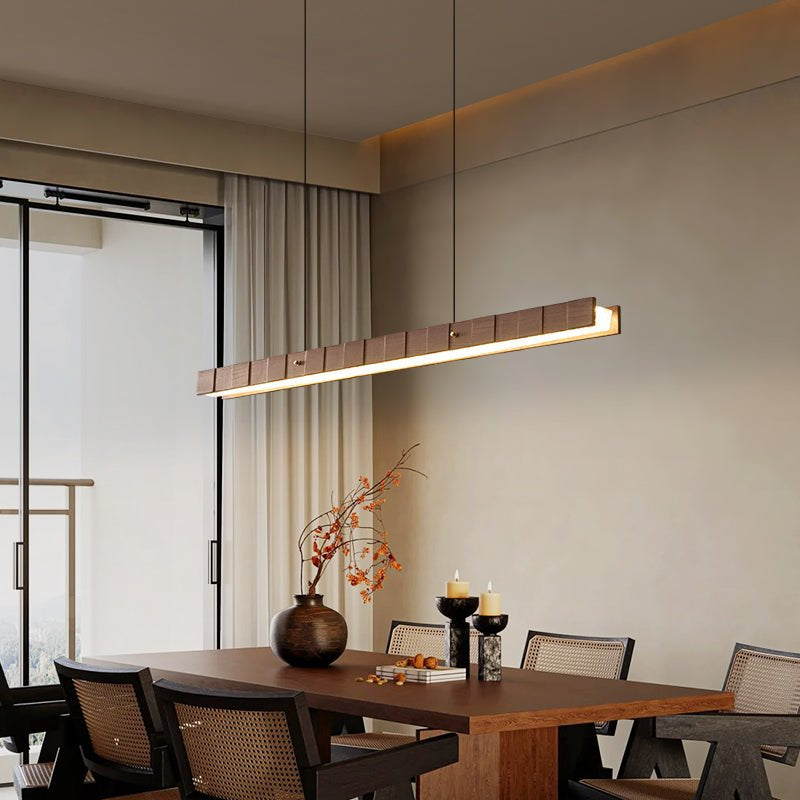 Relvo Lineaire Houten Hanglamp