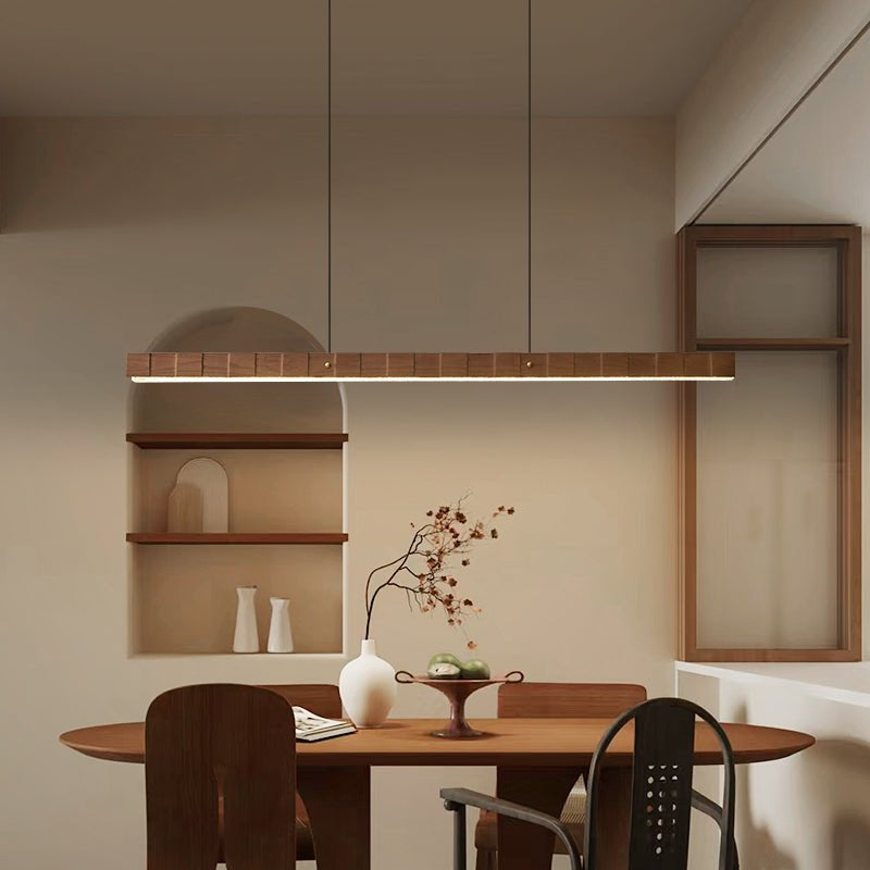 Relvo Lineaire Houten Hanglamp