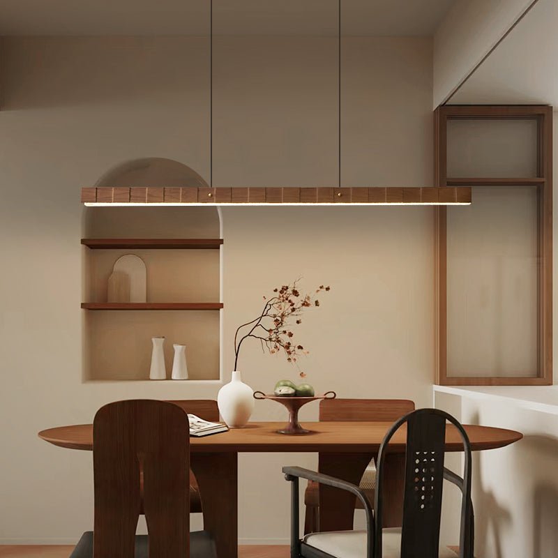 Relvo Lineaire Houten Hanglamp