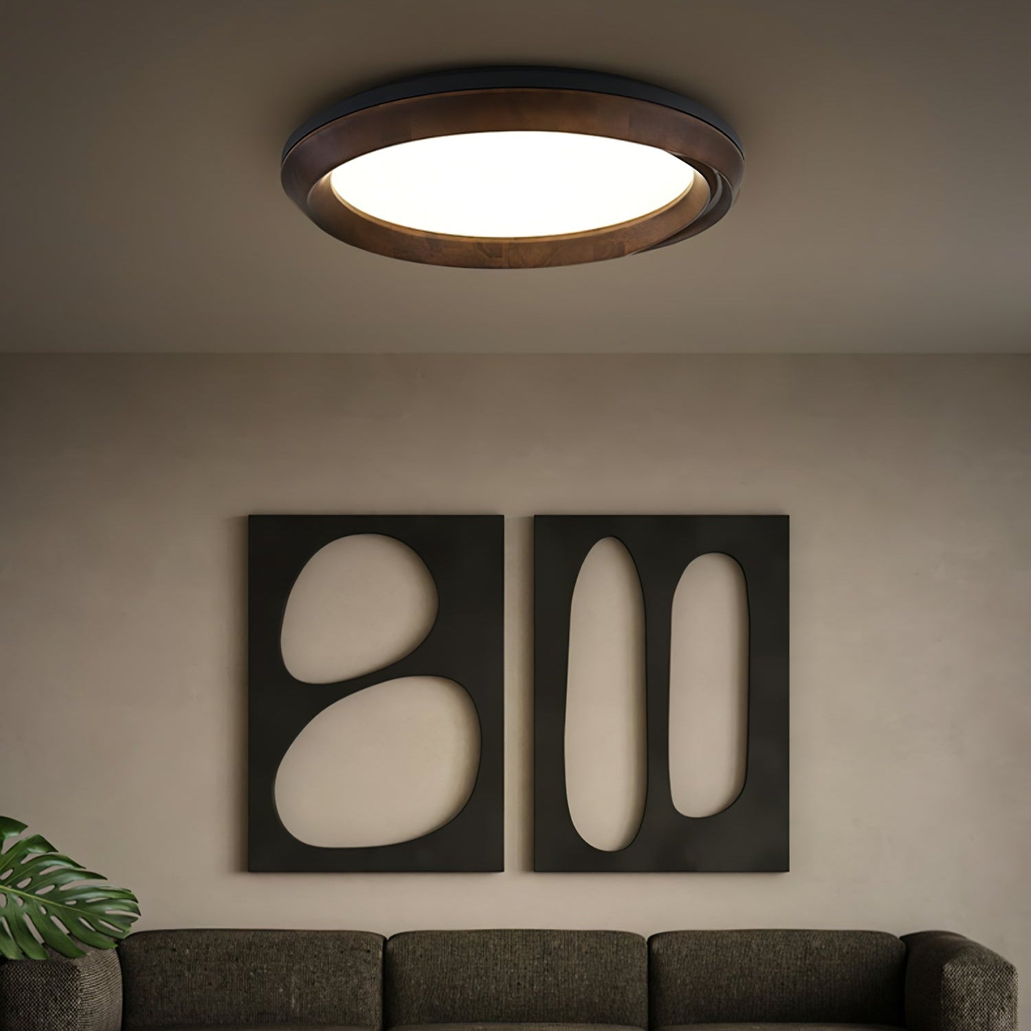 Belosca Houten Plafondlamp