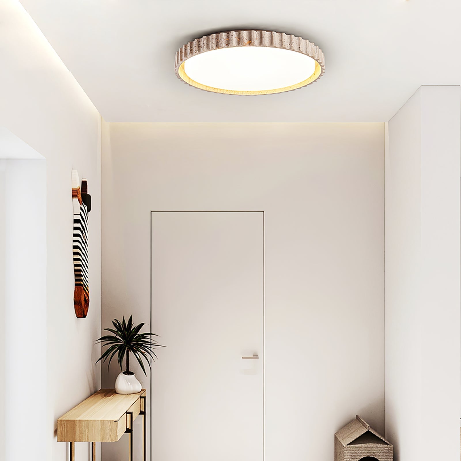 Riscom Natuursteen Plafondlamp