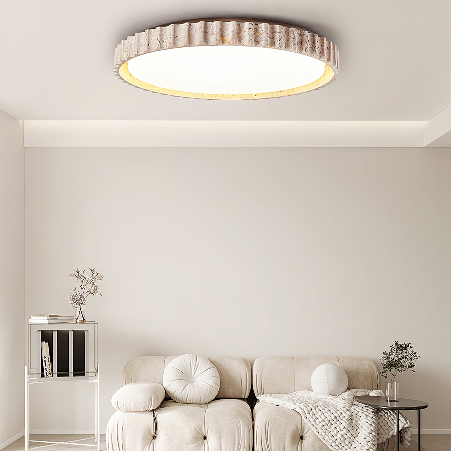 Riscom Natuursteen Plafondlamp