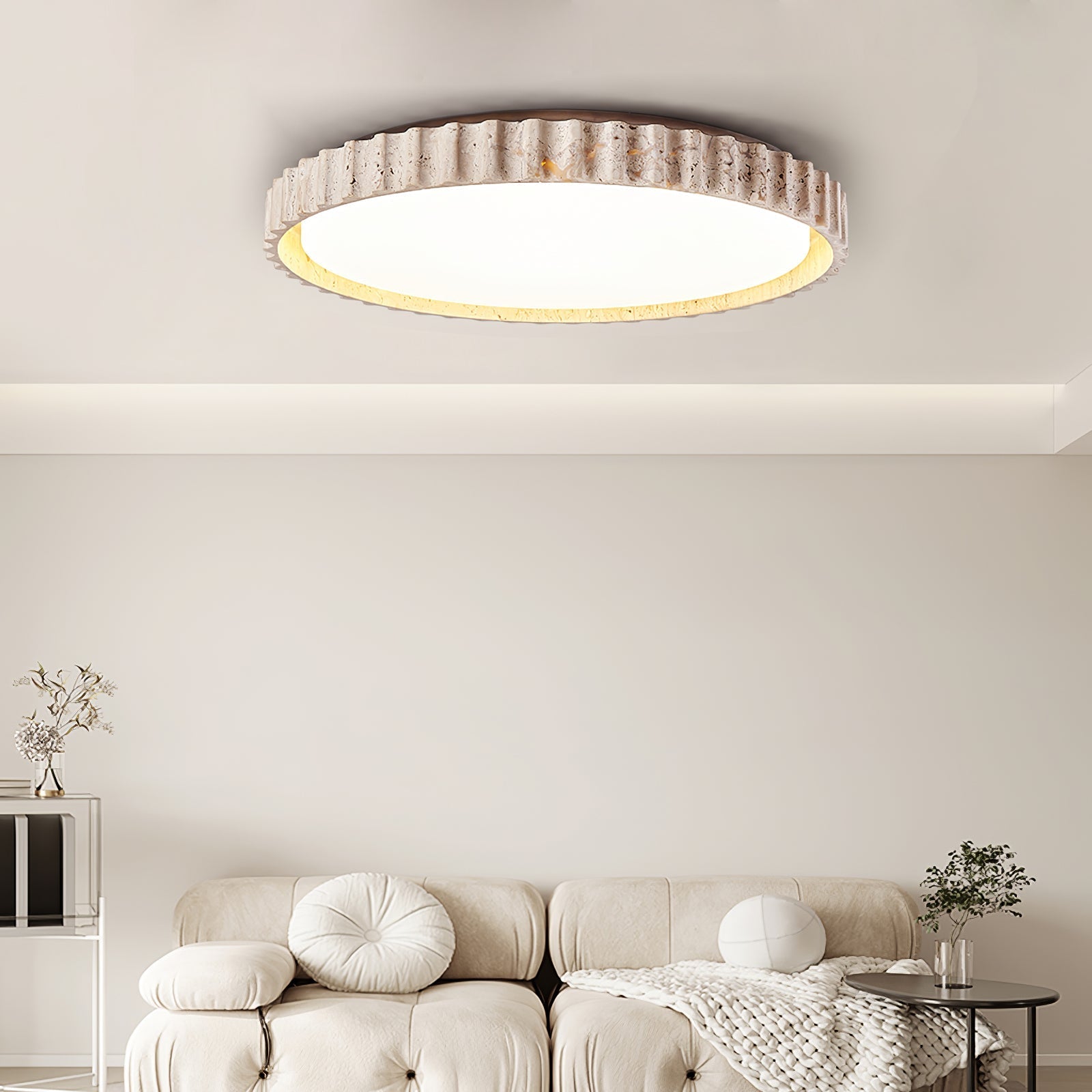 Riscom Natuursteen Plafondlamp