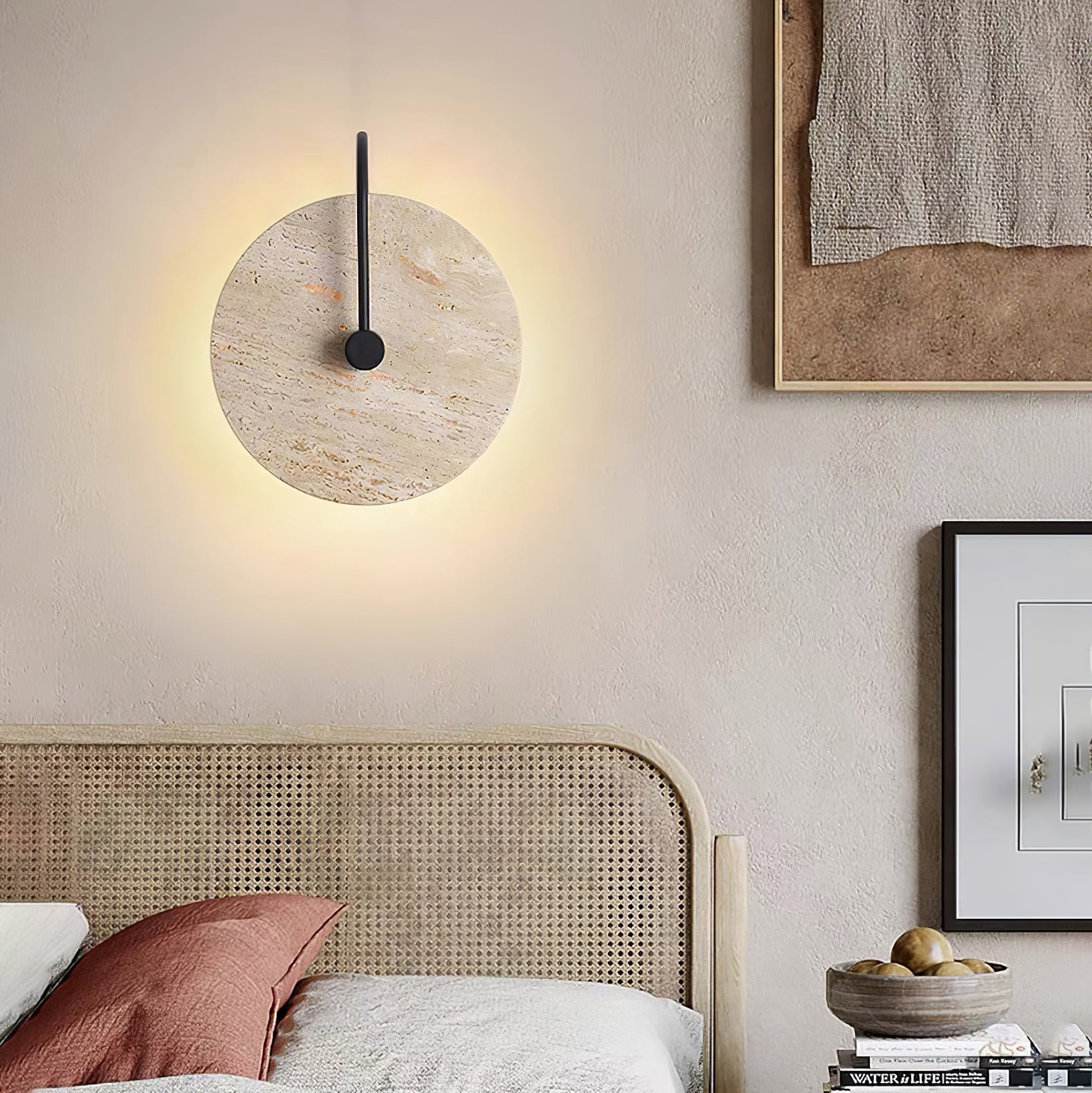 Sedona Travertijnen Wandlamp