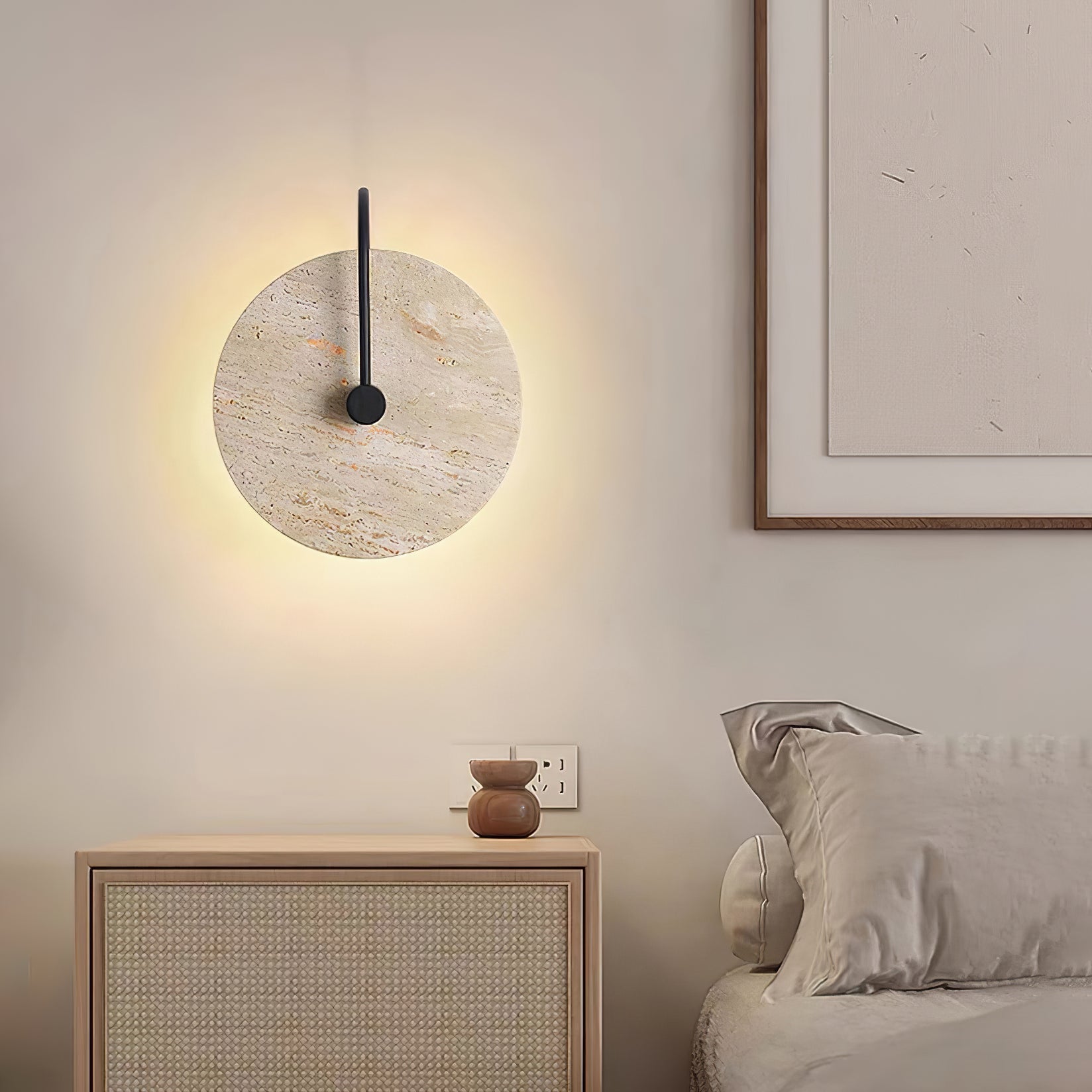 Sedona Travertijnen Wandlamp