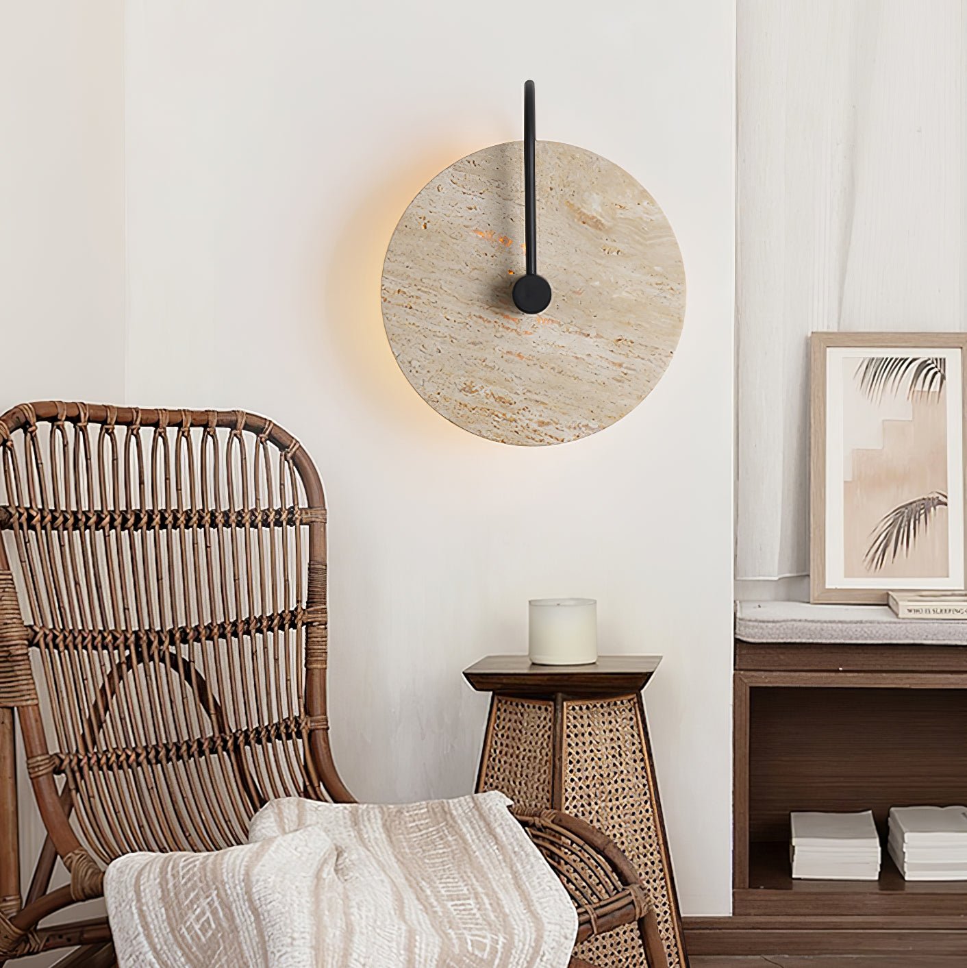 Sedona Travertijnen Wandlamp