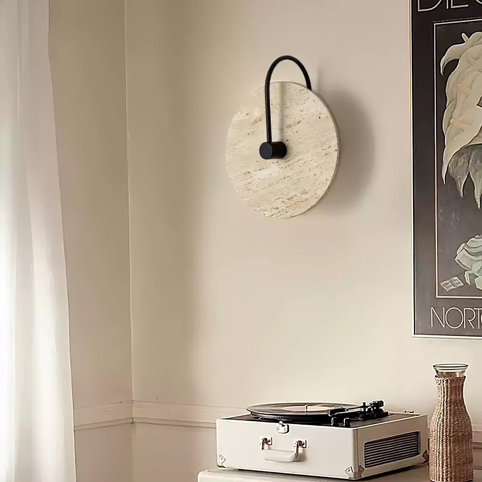 Sedona Travertijnen Wandlamp