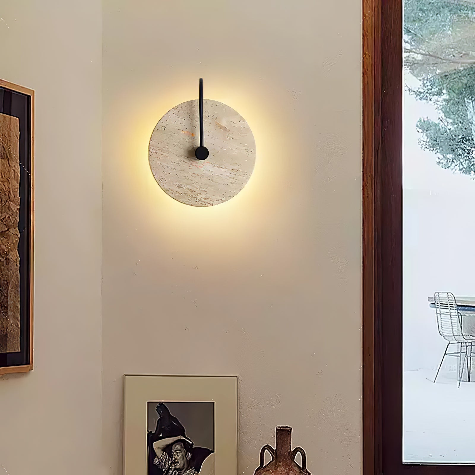 Sedona Travertijnen Wandlamp