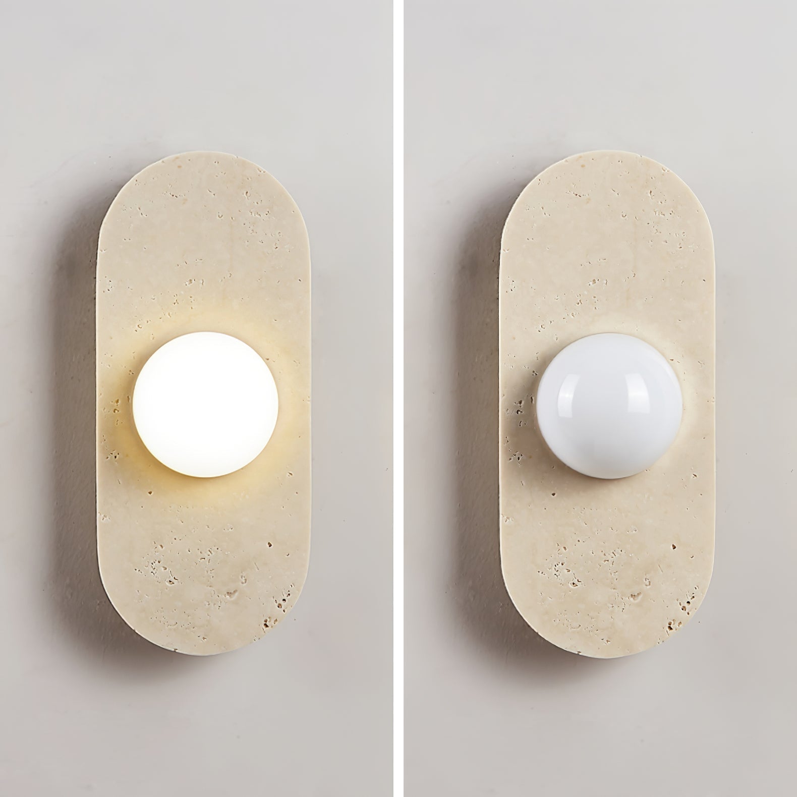 Roavel Natuursteen Wandlamp