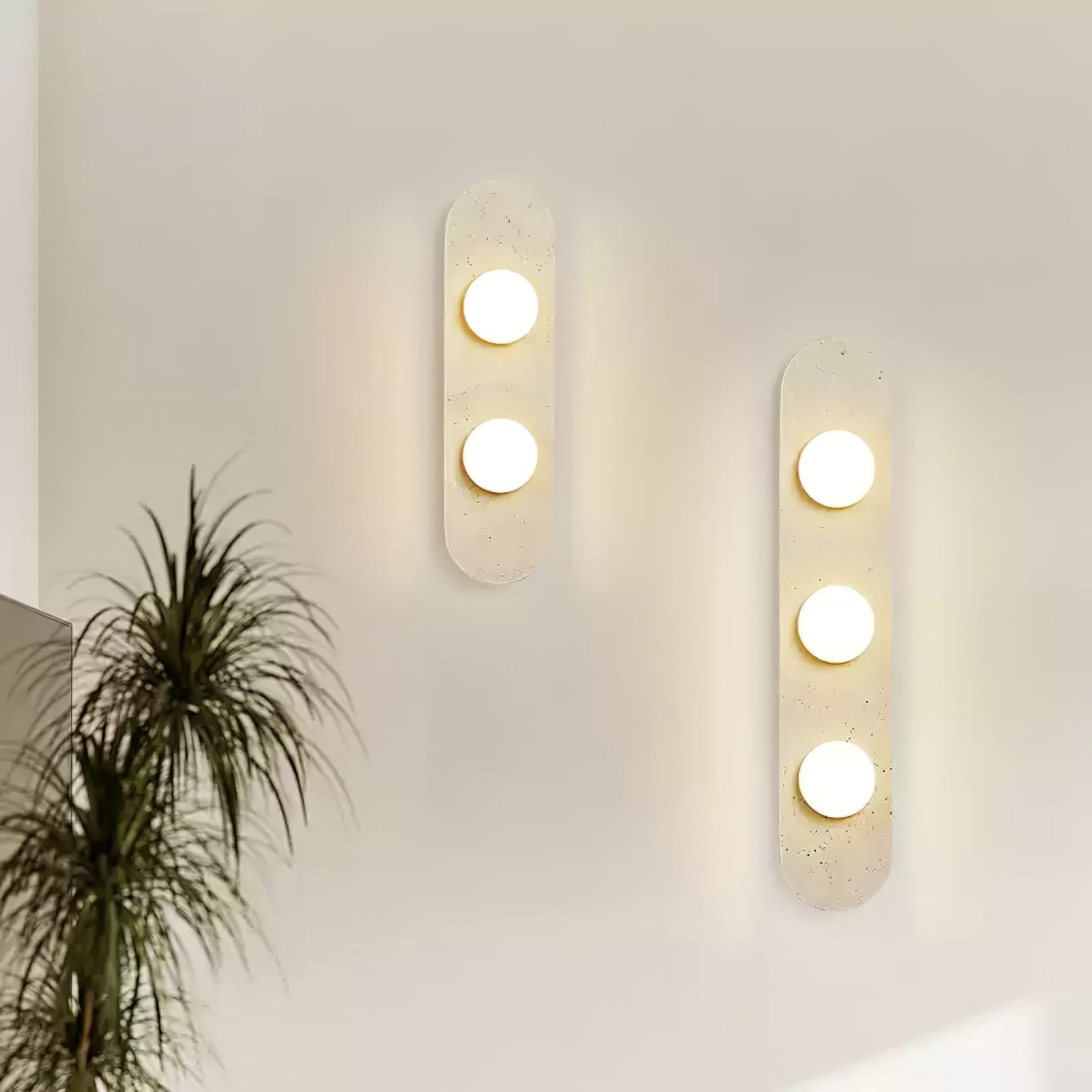 Roavel Natuursteen Wandlamp