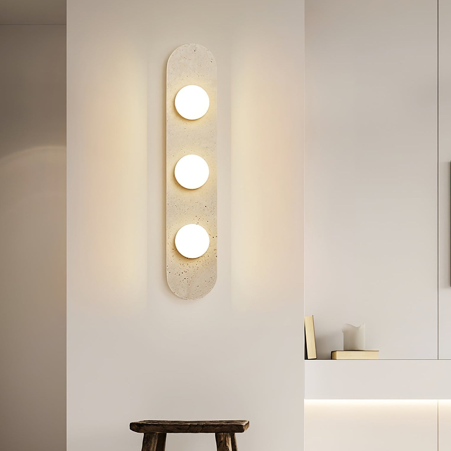 Roavel Natuursteen Wandlamp