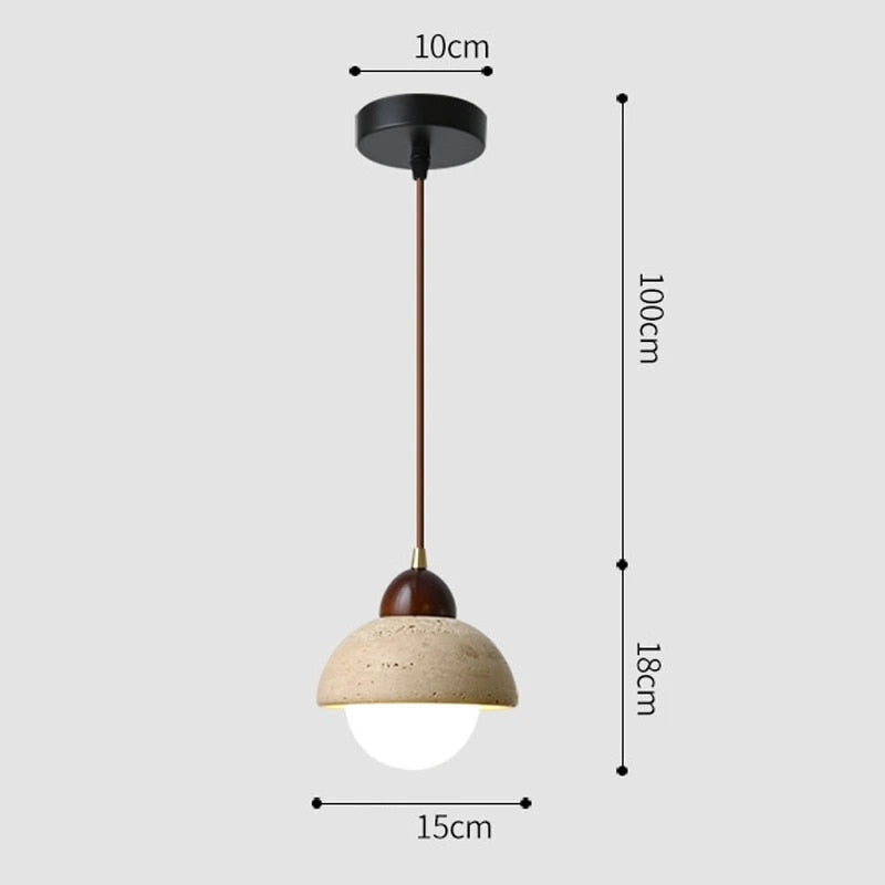 Palenia Travertijnen Hanglamp