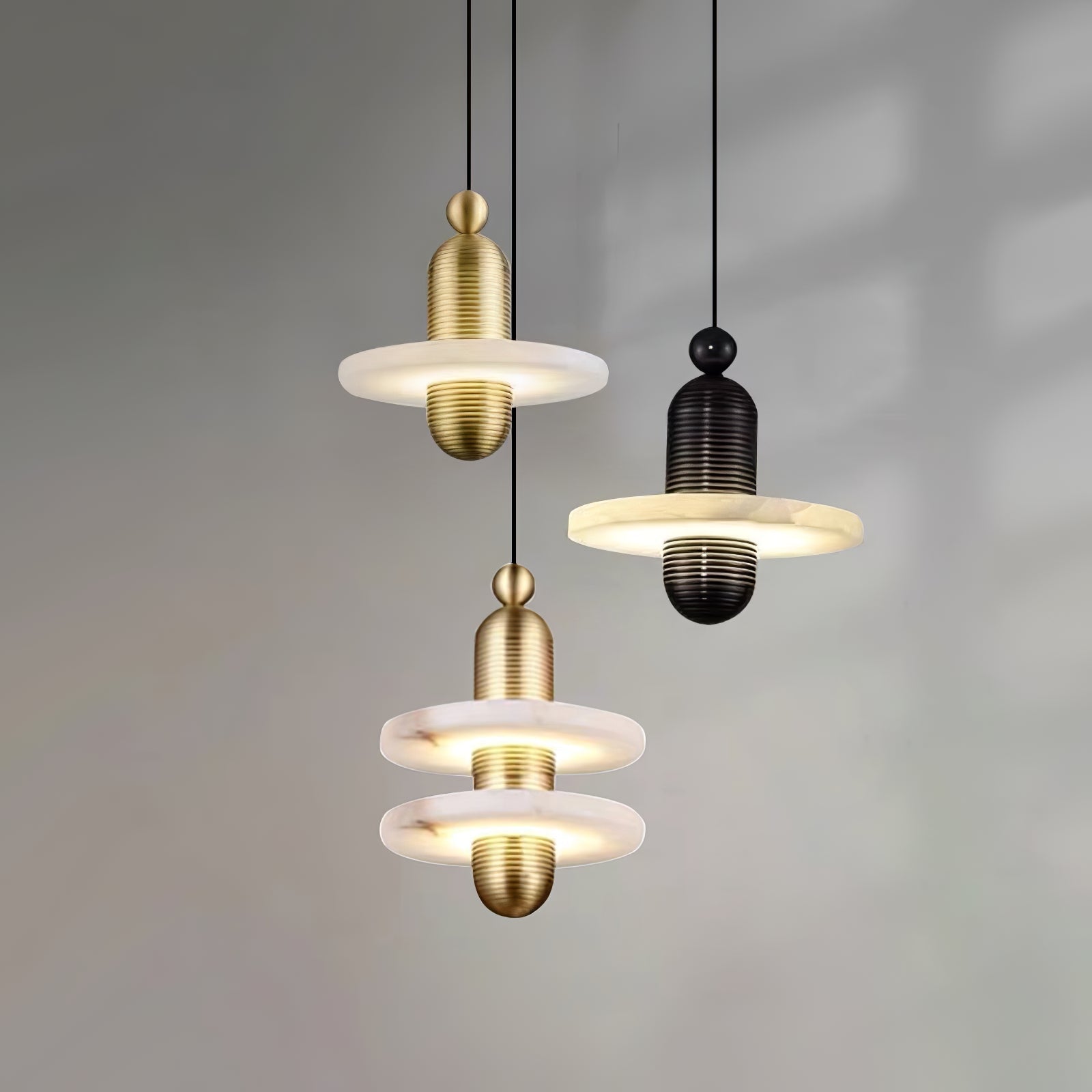 Senmif Albast Ring Hanglamp