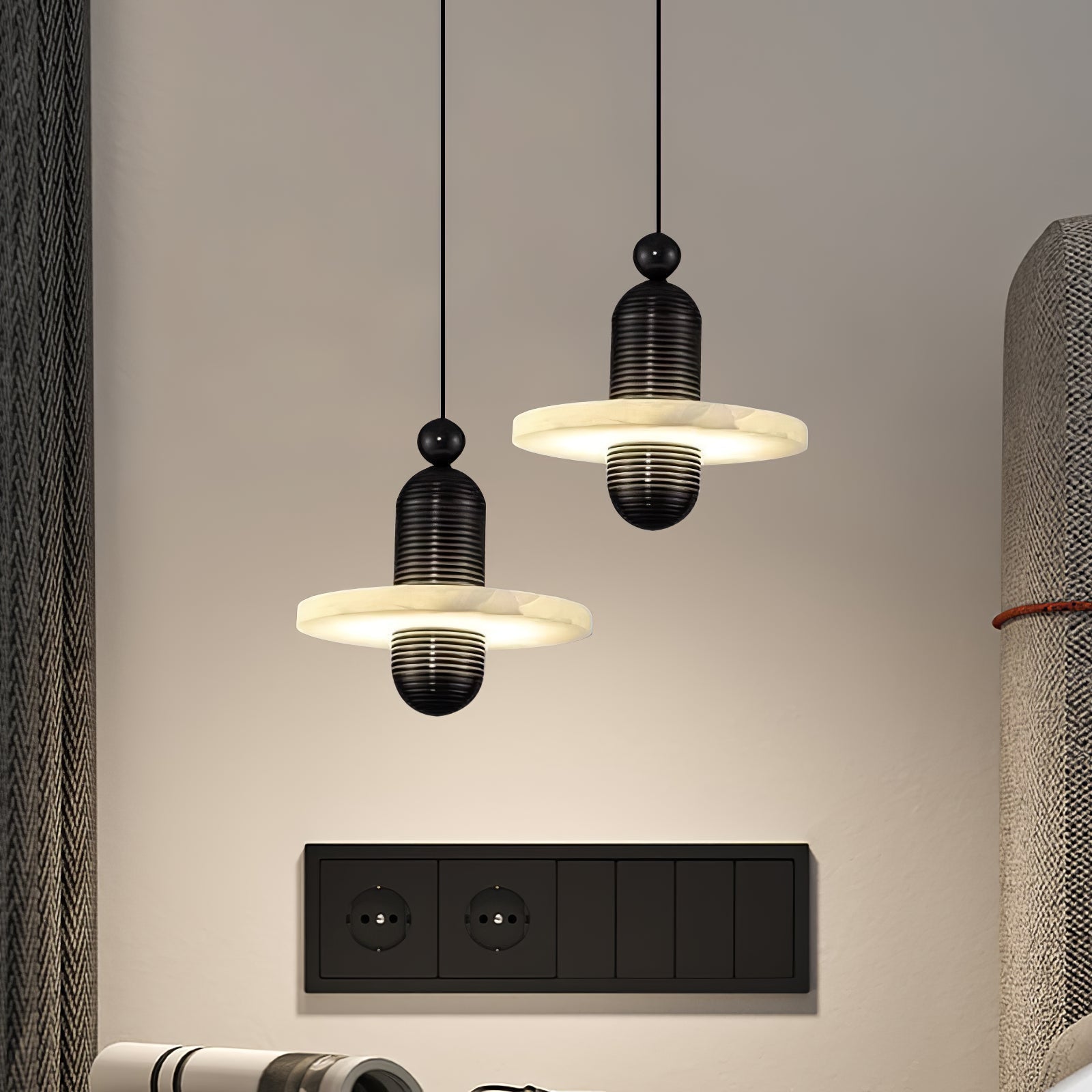 Senmif Albast Ring Hanglamp