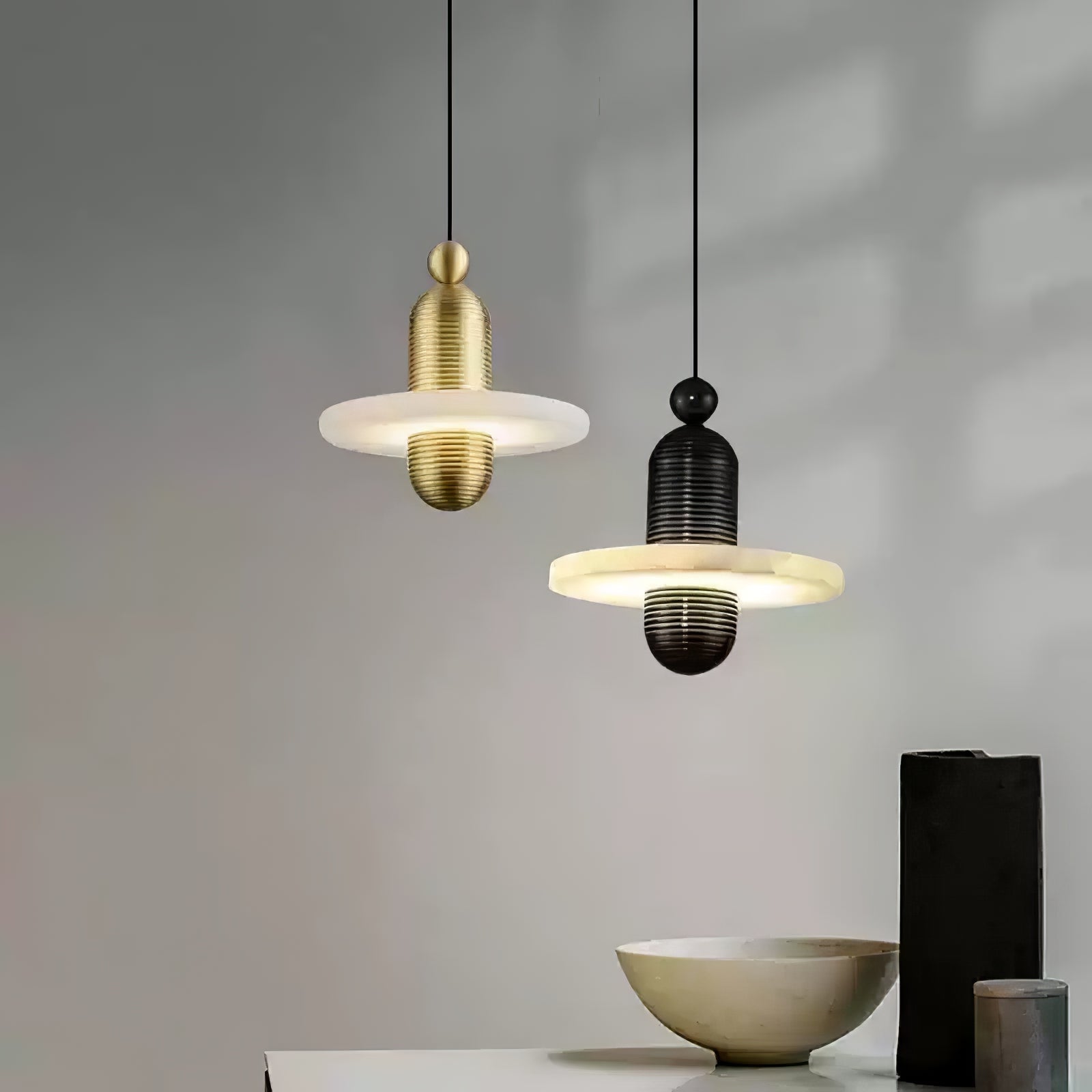 Senmif Albast Ring Hanglamp