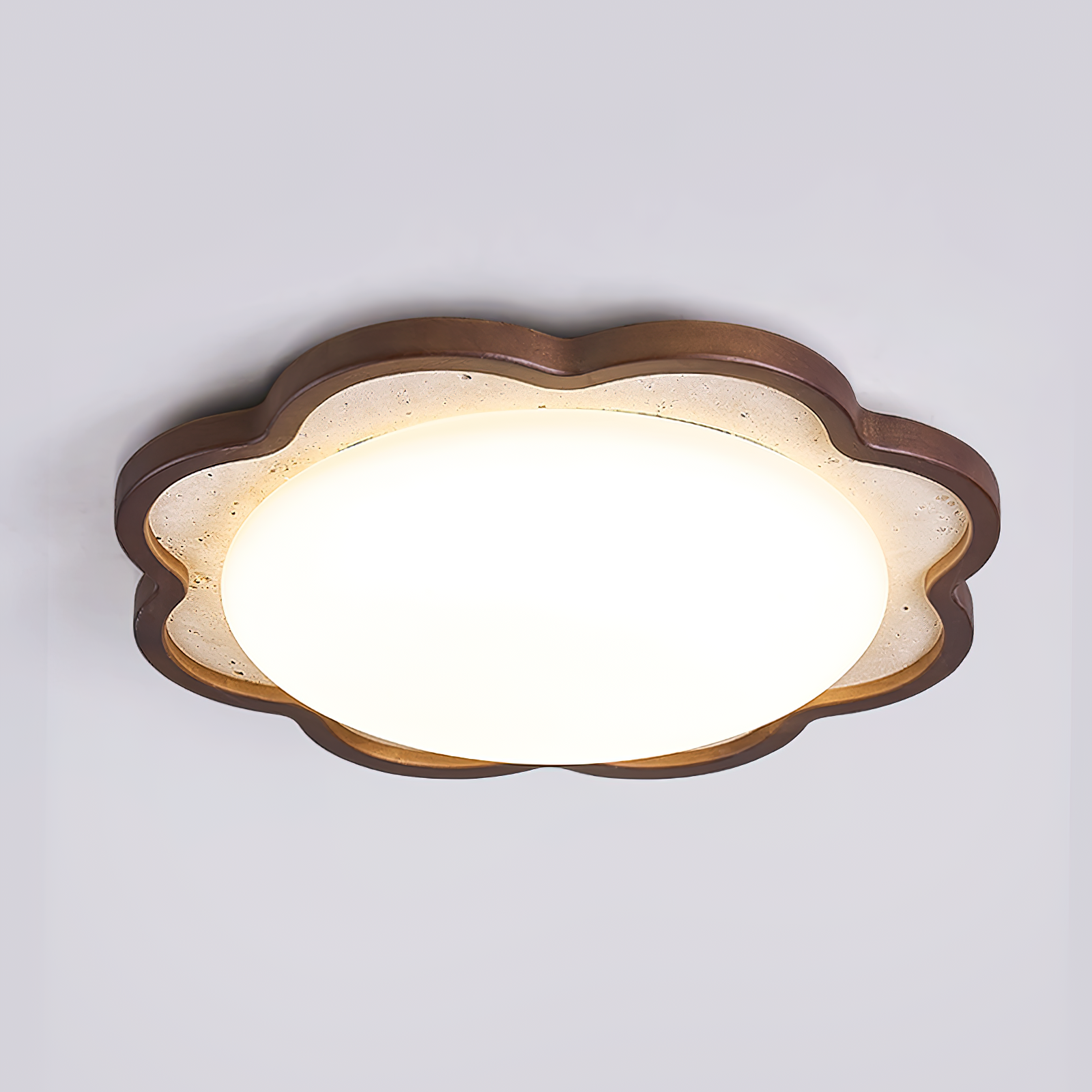 Stervorm Natuursteen Plafondlamp