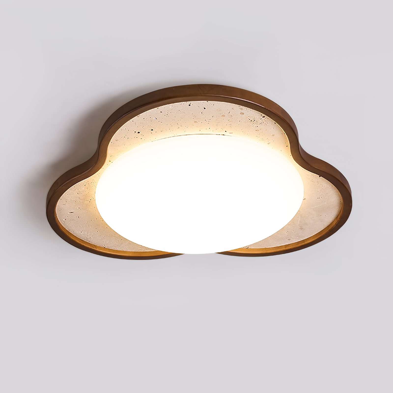 Stervorm Natuursteen Plafondlamp