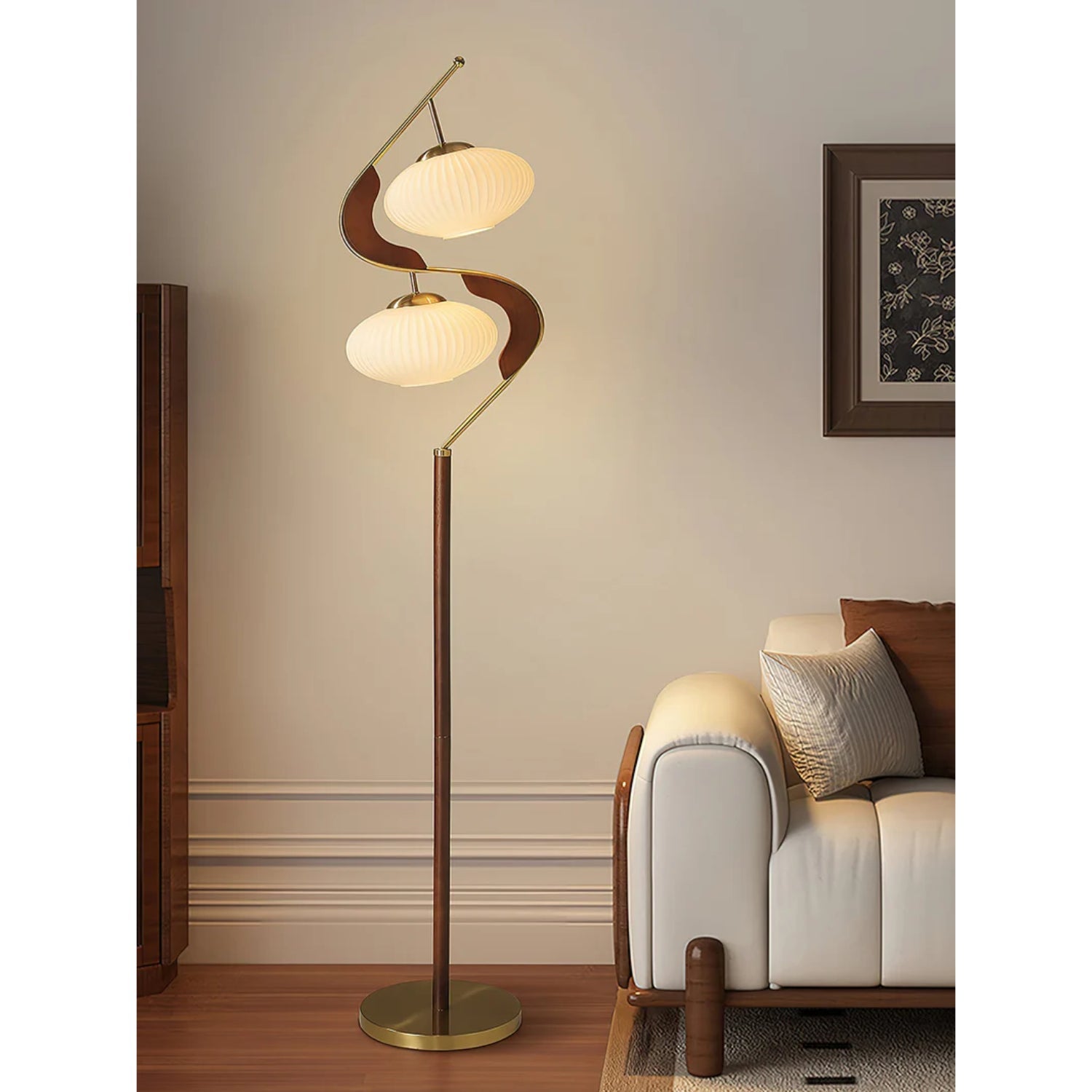 Dubbele Seneva Vloerlamp