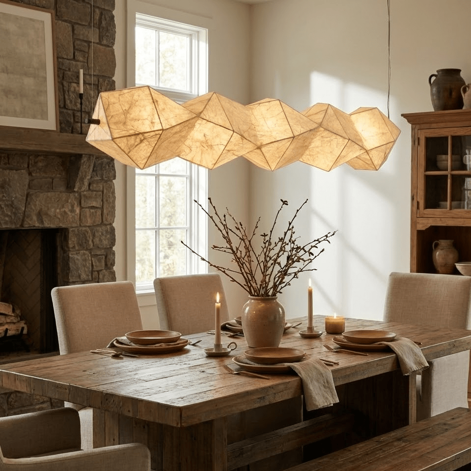 Sevana Lineaire Zijden Hanglamp