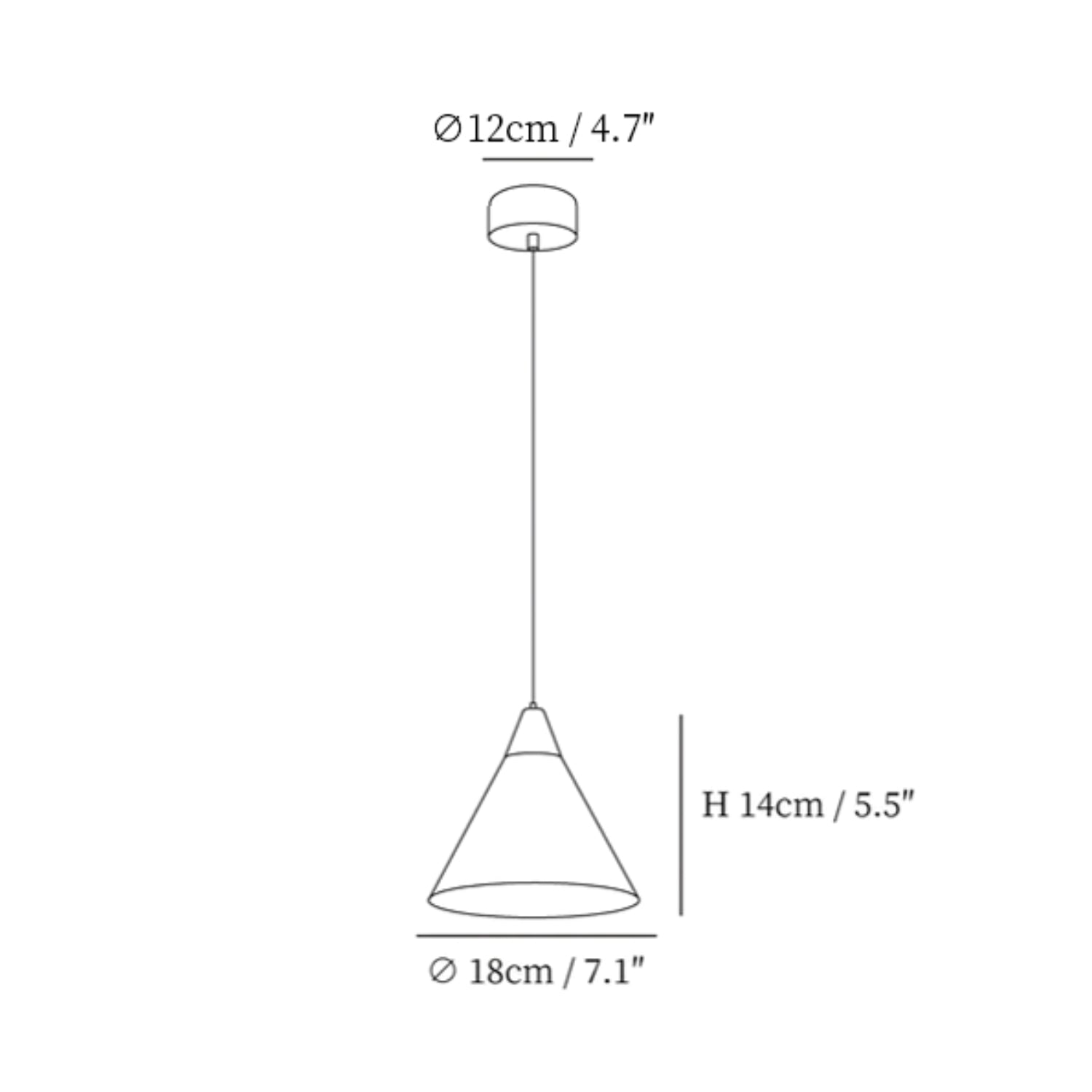 Pencone Hanglamp