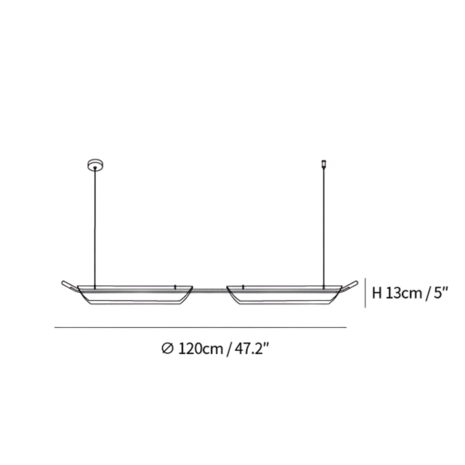 Becloza Dubbel Design Hanglamp